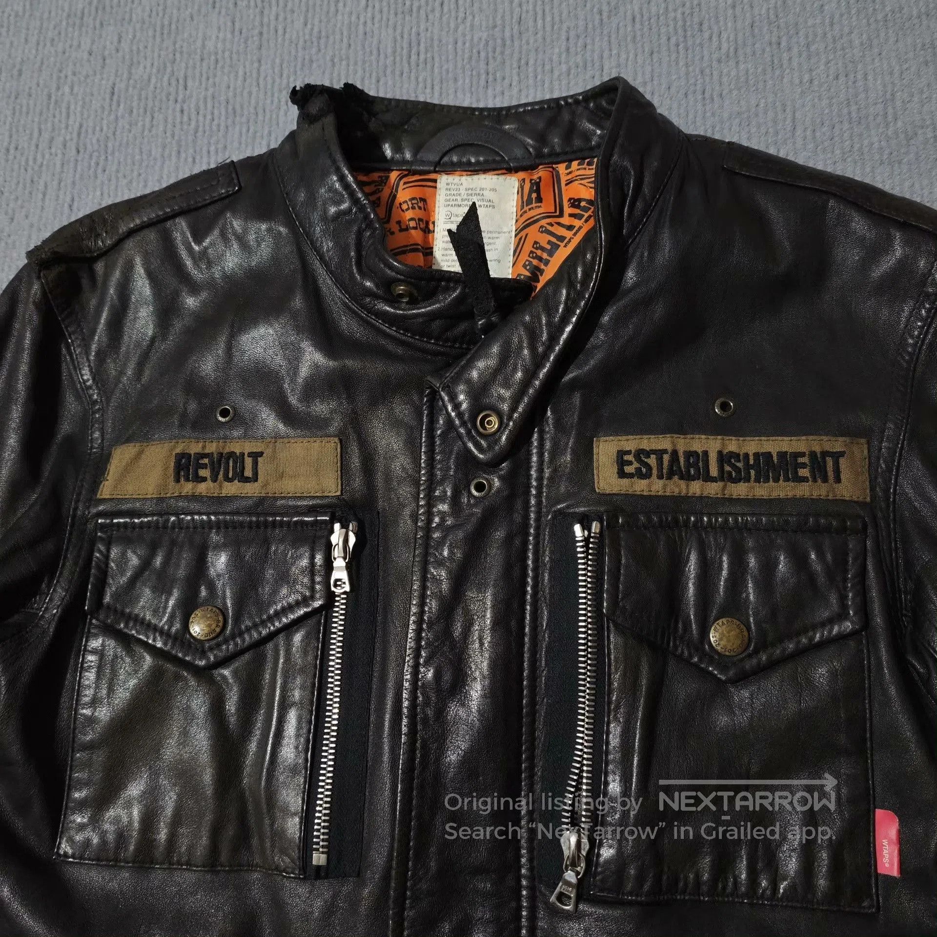 Wtaps Wtaps 08aw Red Dawn M65 Leather Jacket. Size US S / EU 44-46 / 1 - 3 Thumbnail