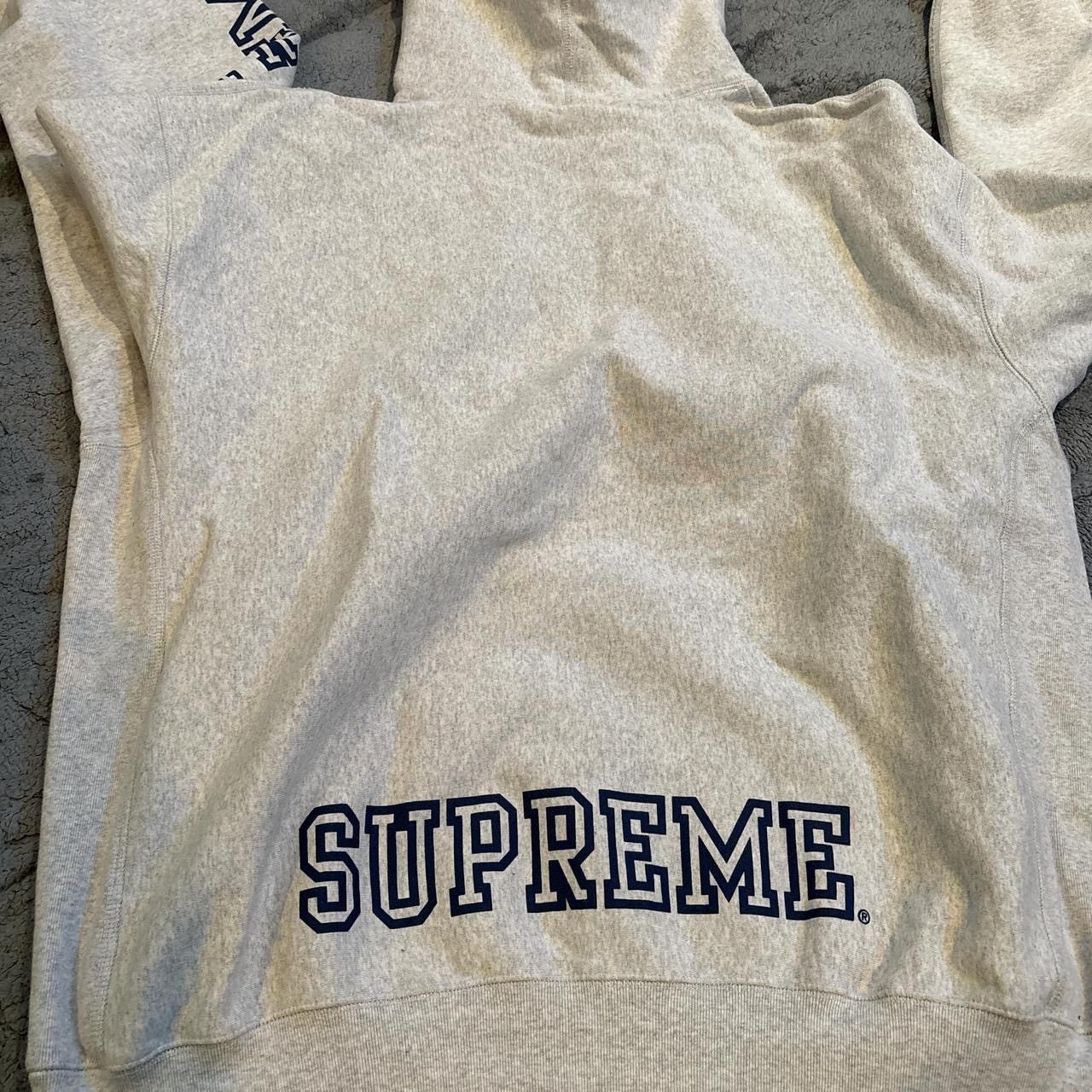 Supreme Supreme Collegiate Sleeve Hooded Sweatshirt Size US XL / EU 56 / 4 - 6 Thumbnail