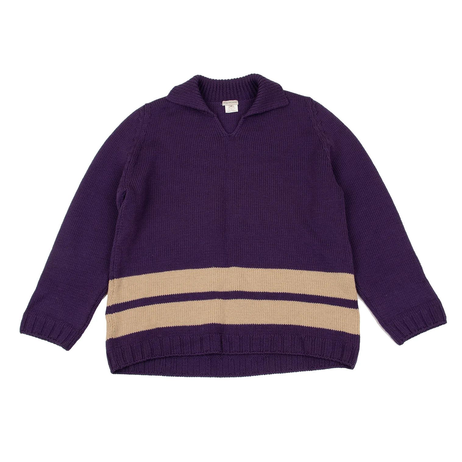 Dries Van Noten Knit Sweater in Purple, Size M with Minor Flaw Size US M / EU 48-50 / 2 - 3 Thumbnail