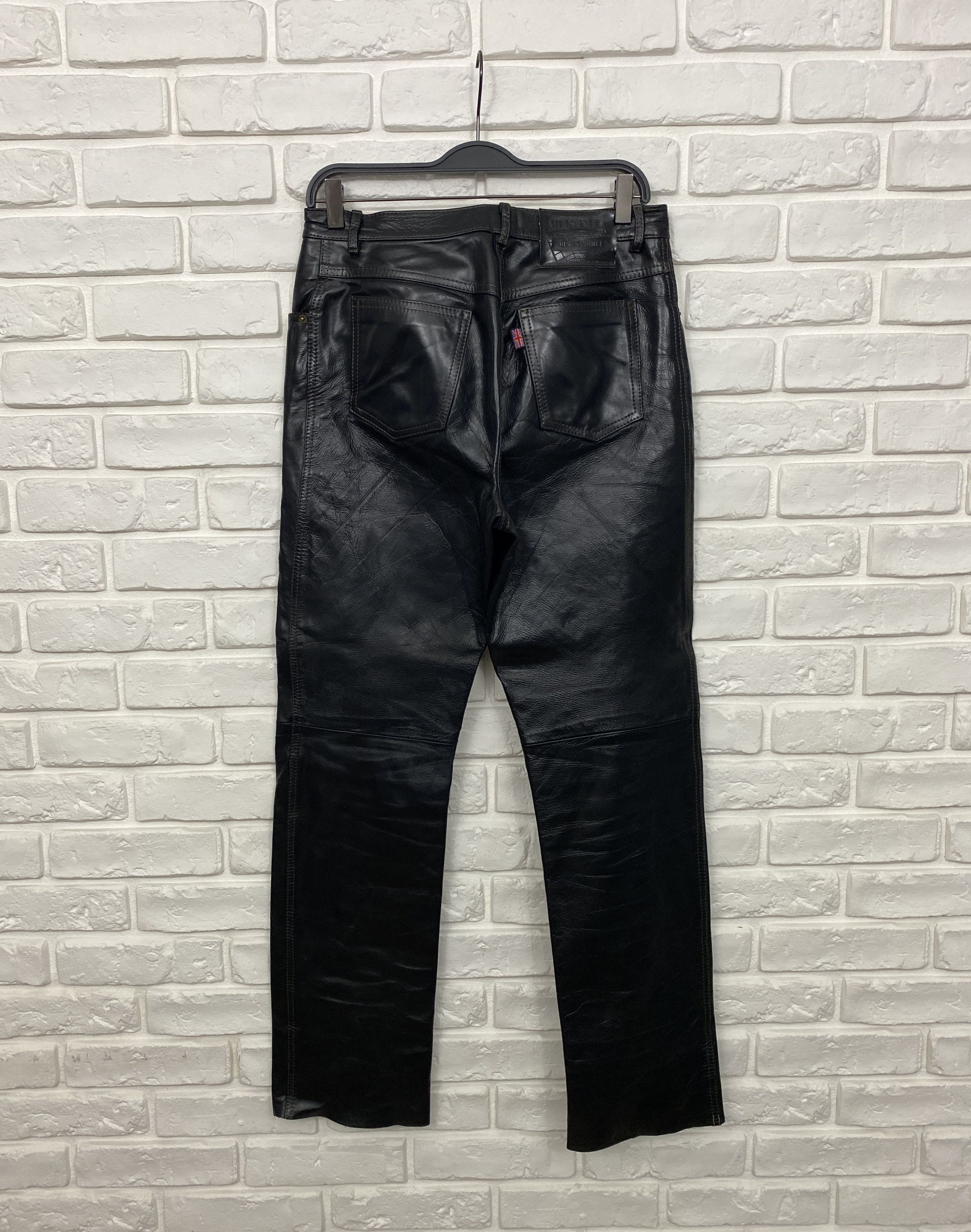 Belstaff Belstaff Black Prince Leather Pants Motorcycle Trousers 44 Size 30" / US 8 / IT 44 - 8 Thumbnail
