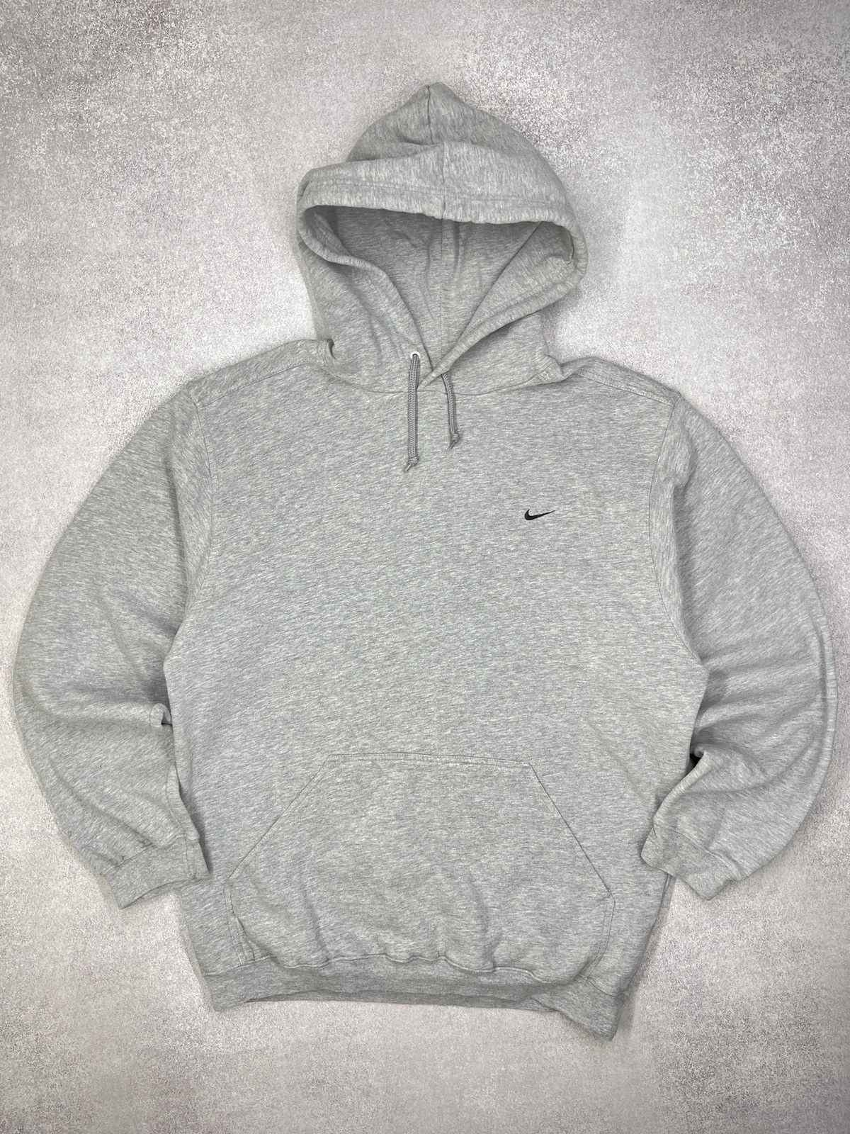 Vintage Nike Basic Hoodie Grey Oversized Small Swoosh ACG