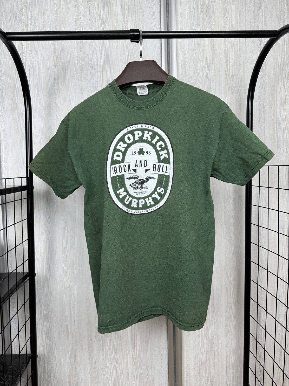 Fruit Of The Loom Vintage y2k Dropkick Murphys Band Tee Shamrock And Roll Punk Size US M / EU 48-50 / 2 - 3 Thumbnail