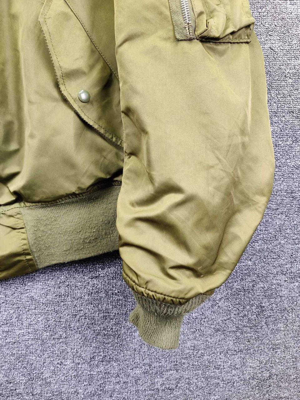Alpha Industries Vintage Alpha Industries Ma-1 Flight Bomber Jacket Size US L / EU 52-54 / 3 - 3 Thumbnail