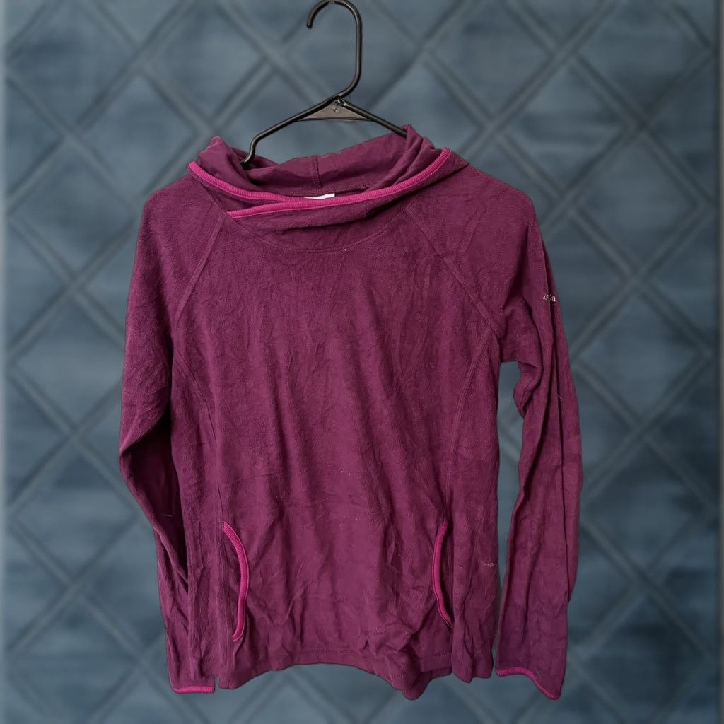 Vintage Columbia women’s shirt long sleeve Purple cowl neck size Medium Size M / US 6-8 / IT 42-44 - 1 Thumbnail