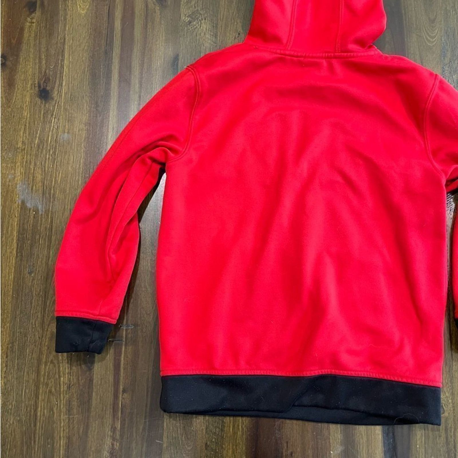 Puma Puma Kids Hoodie Red and Black Fleece - Size S Size S / US 4 / IT 40 - 5 Thumbnail