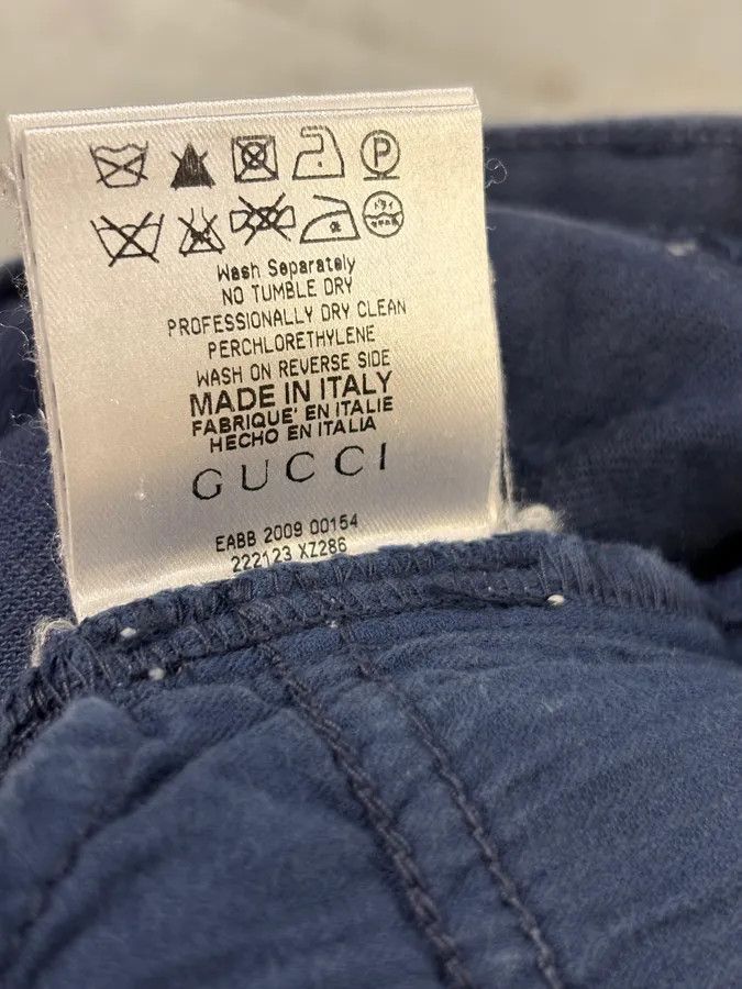Gucci SS2009 Gucci Navy Slim Denim Jeans Size US 32 / EU 48 - 12 Thumbnail