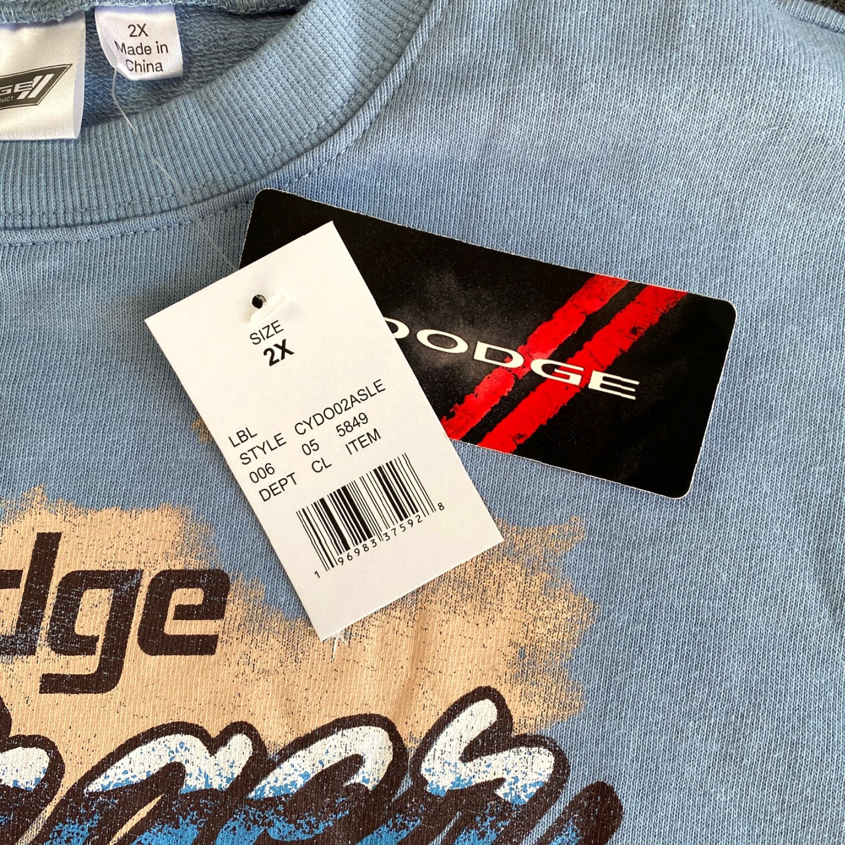 Vintage VINTAGE Dodge Sweatshirt Women’s Blue 2X 2X Long Sleeve Crew Neck Pullover Classic 60s Cars Dodge Womens Sweatshirt Size XXL / US 16-18 / IT 52-54 - 3 Thumbnail