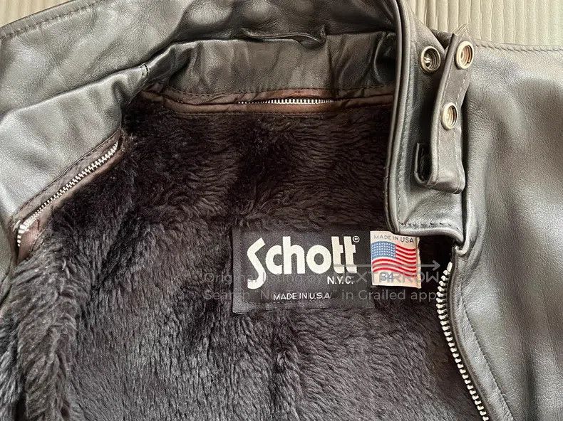 Schott Schott J100 locomotive leather jacket Size US S / EU 44-46 / 1 - 5 Thumbnail