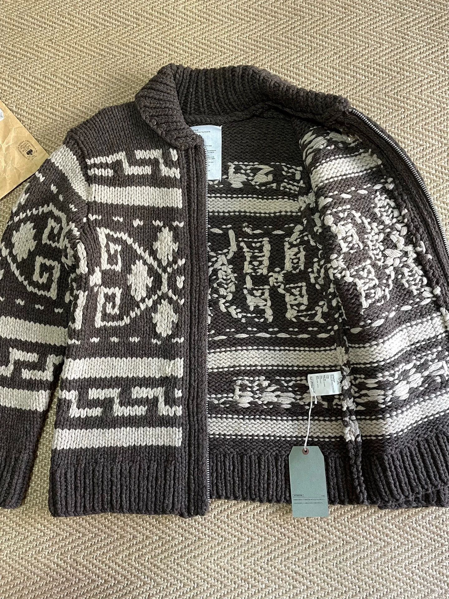 Wtaps WTAPS COWICHAN WOOL SWEATER 13AW S NearNew Tetsu,Y Size US S / EU 44-46 / 1 - 6 Thumbnail