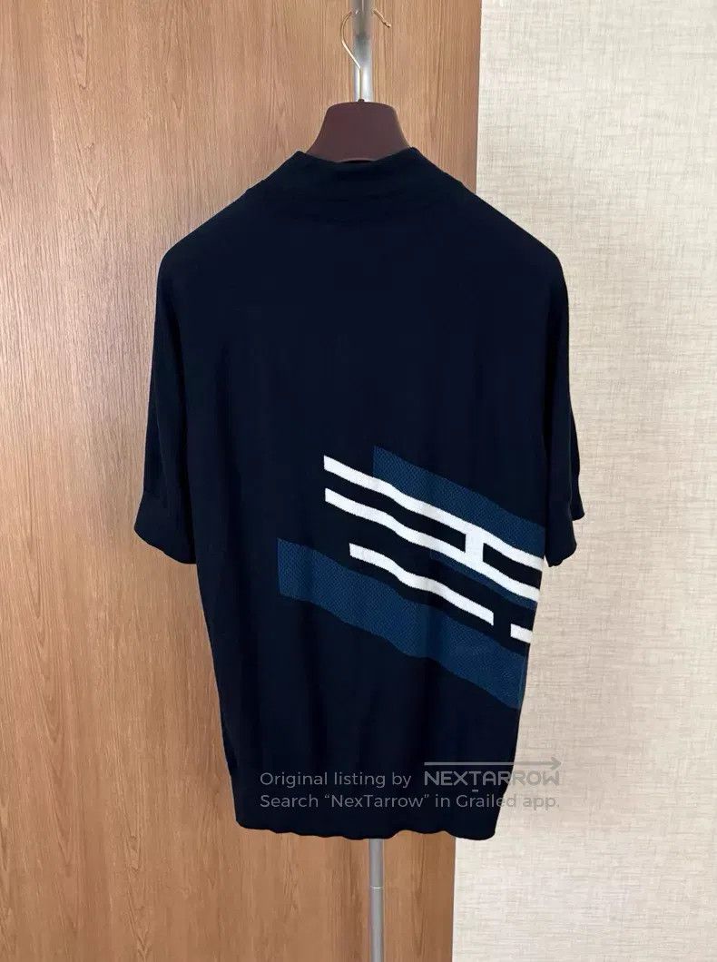 Hermes Hermes Short Sleeve Knit T-Shirt Size US XXL / EU 58 / 5 - 7 Thumbnail