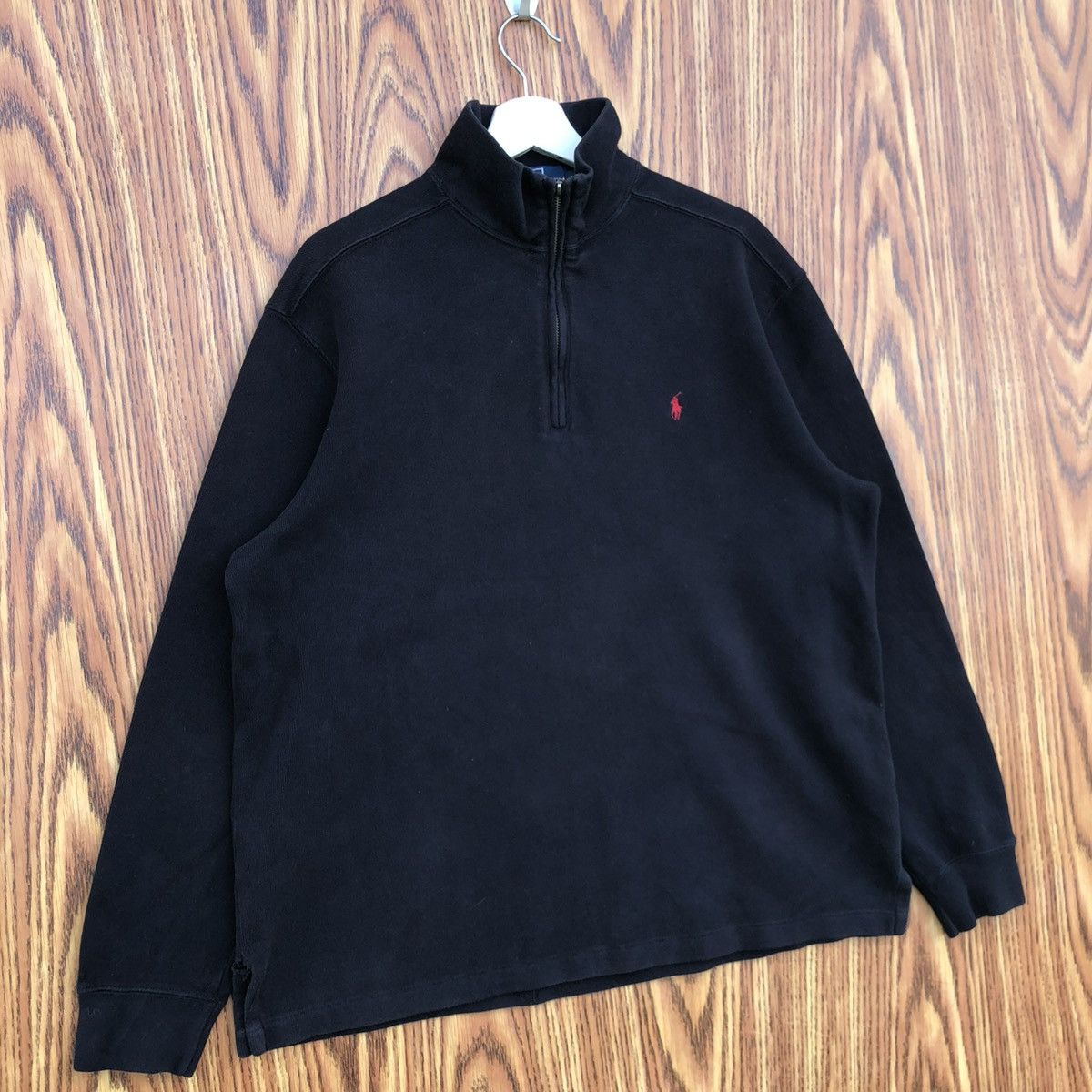 Polo Ralph Lauren Vintage Polo Ralph Lauren Half Zipper Sweatshirt Size US XL / EU 56 / 4 - 2 Thumbnail