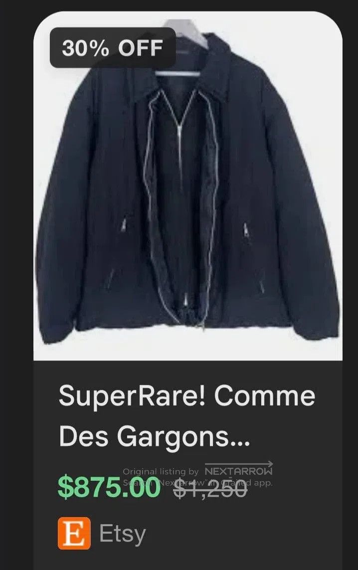 Comme des Garcons Vintage Comme des Garçons Bomber Jacket. Size US M / EU 48-50 / 2 - 9 Thumbnail
