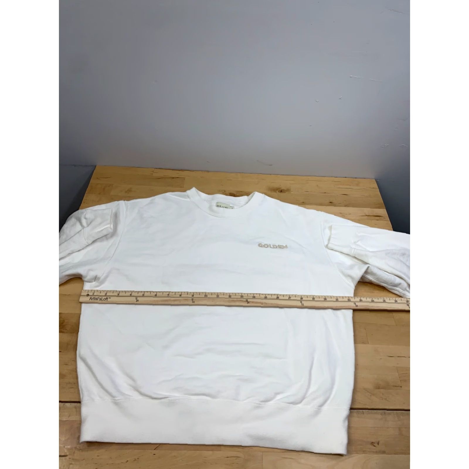 mejuri Mejuri Sweatshirt Womens S White Casual Pullover Athleisure 12075 Size S / US 4 / IT 40 - 5 Thumbnail