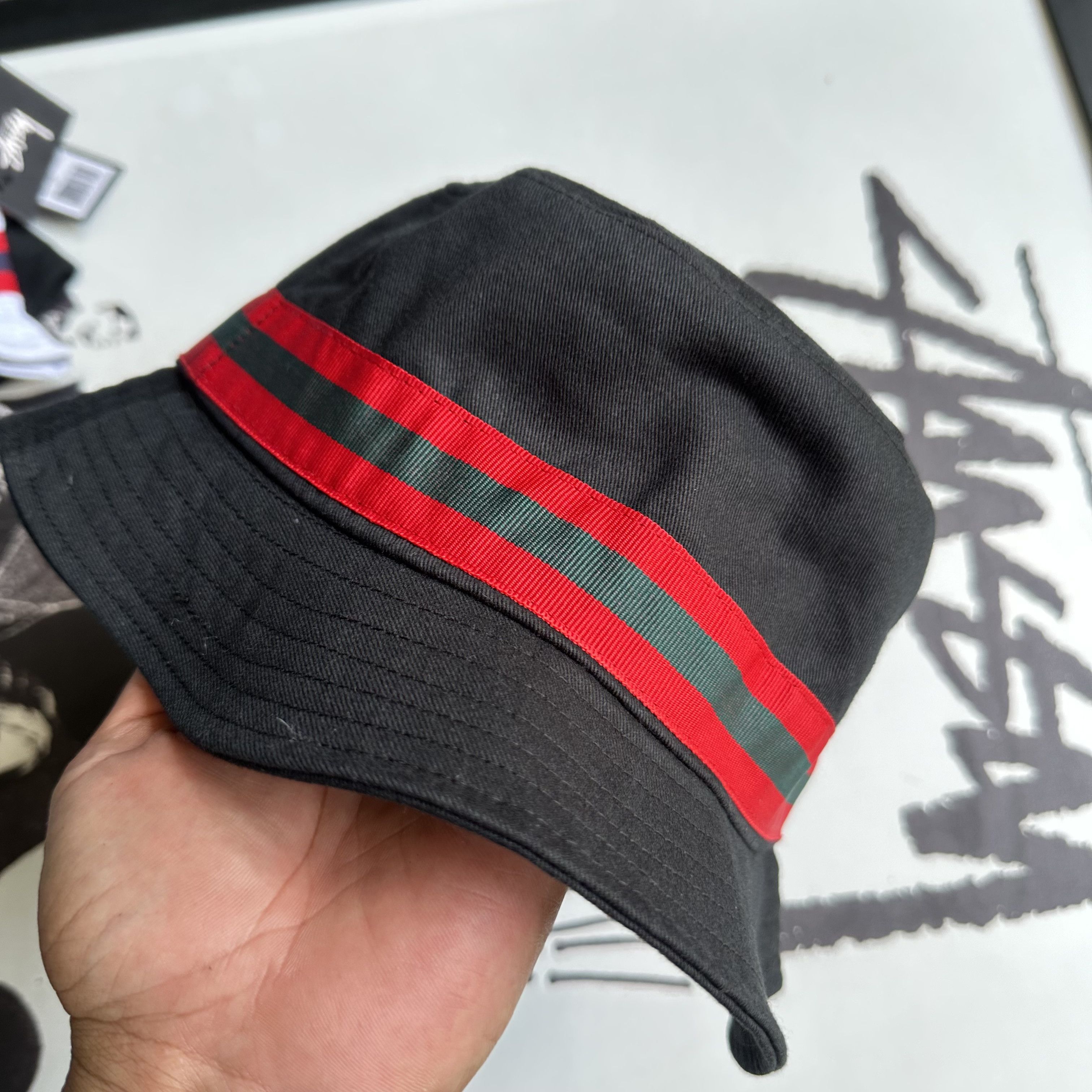 Stussy STUSSY BUCKET HAT MONTECARLO BLACK L/XL Size ONE SIZE - 2 Thumbnail