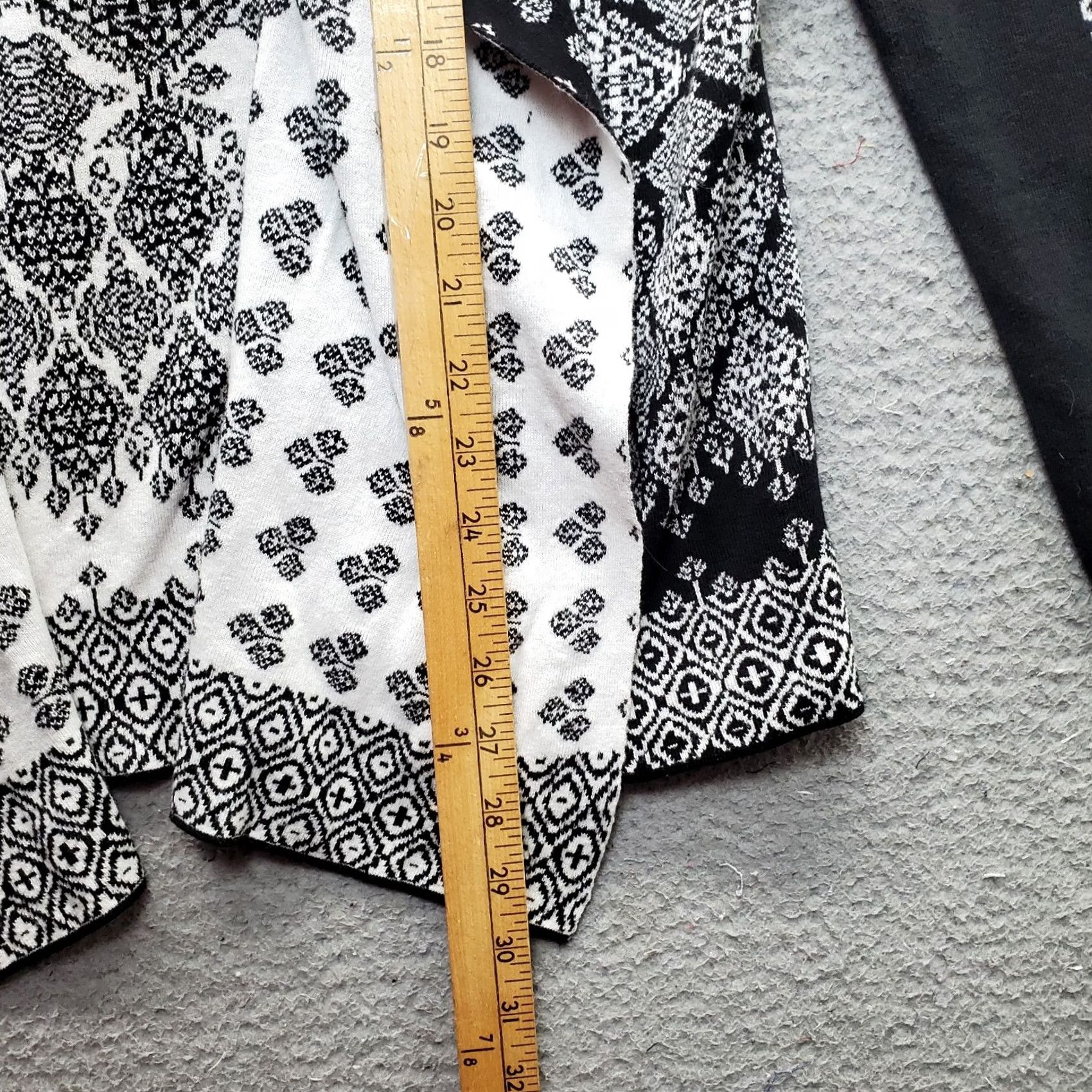Lucky Brand Lucky Brand Los Angeles Cardigan Womens M Multicolor Aztec Print Open-Front Cardigan Size M / US 6-8 / IT 42-44 - 3 Thumbnail