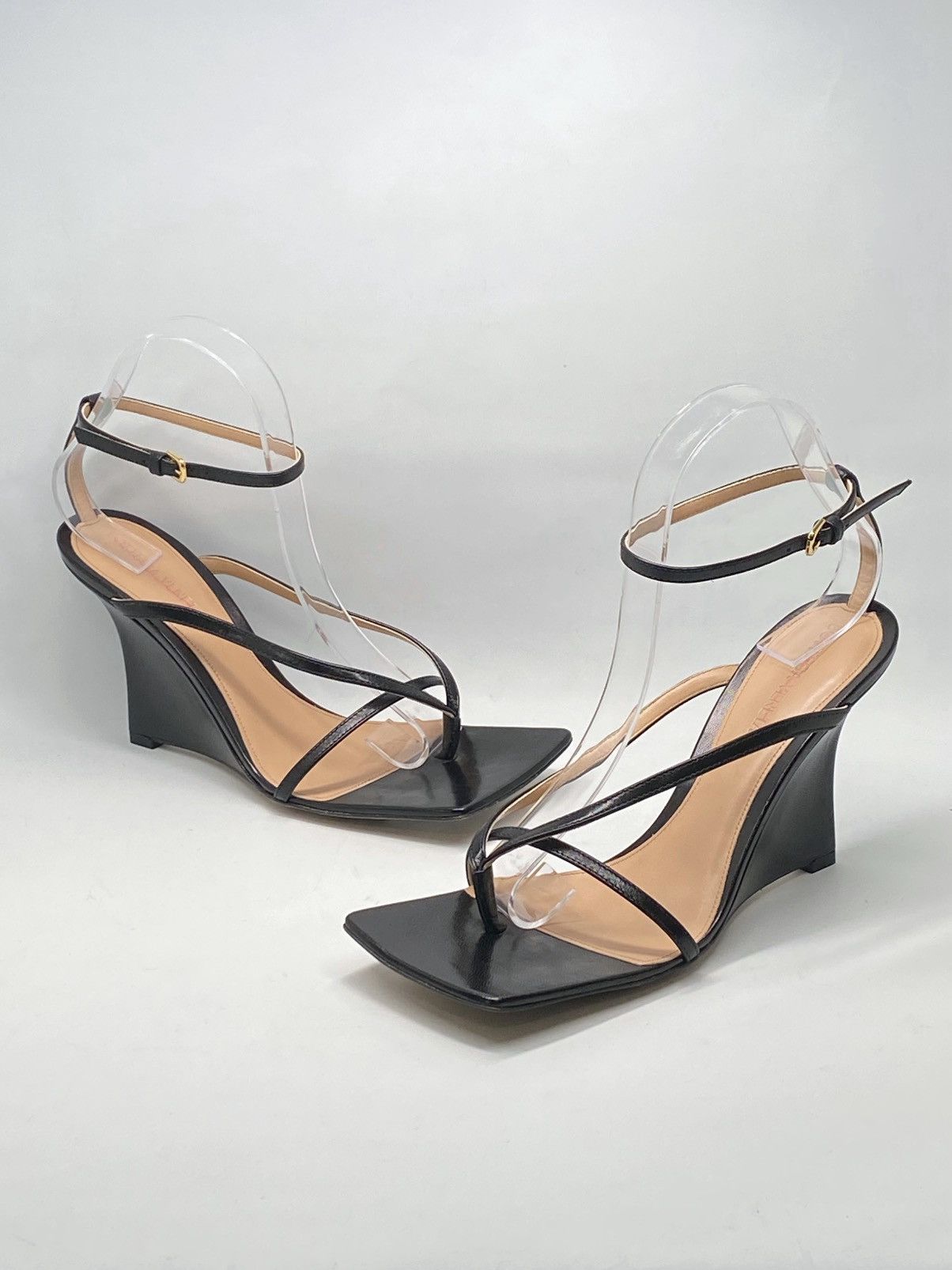 Bottega Veneta Bottega Veneta Stretch Strappy Wedge Sandals size 38.5 Size US 8.5 / IT 38.5 - 9 Thumbnail