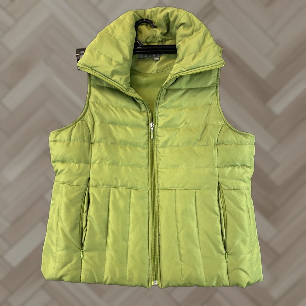 Kenneth Cole Kenneth Cole Reaction Puffer Vest Womens M Full Zip Green 65-6 / ? Size M / US 6-8 / IT 42-44 - 1 Thumbnail