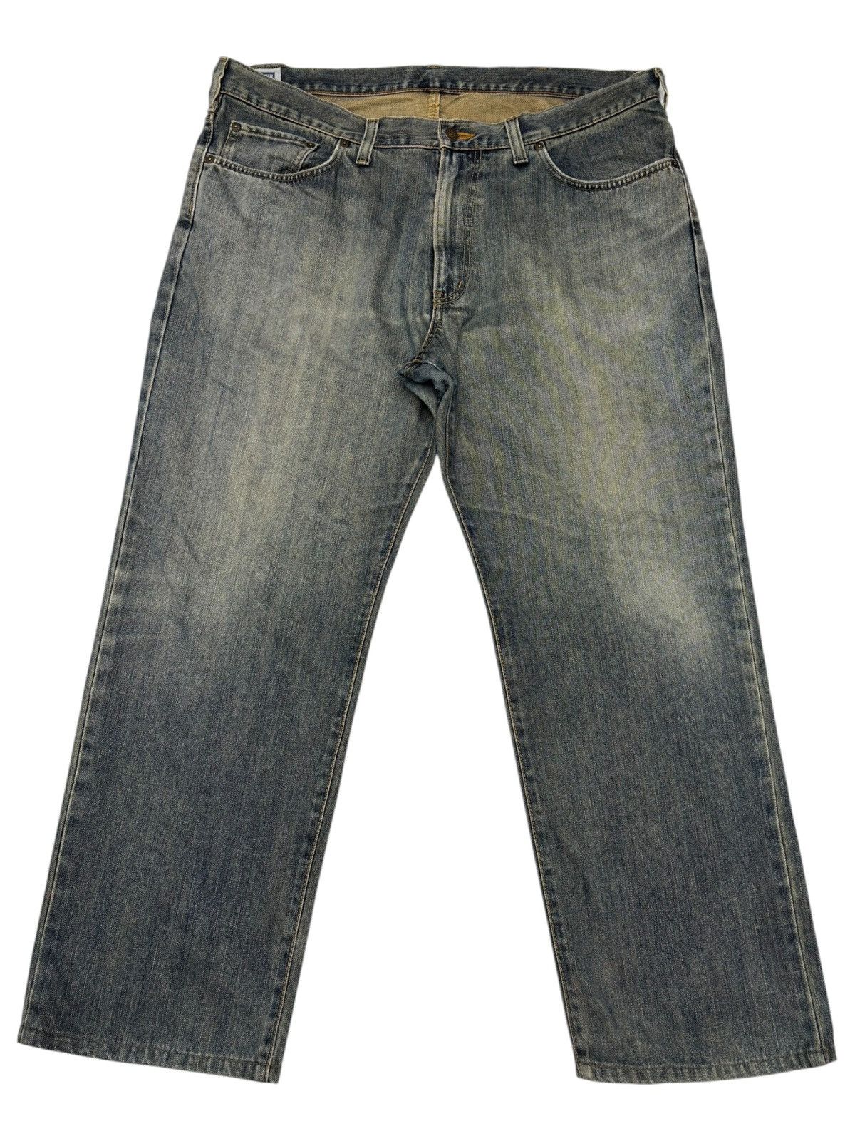 EDWIN JAPAN OVERSIZED FADED DISTRESSED DENIM JEANS
