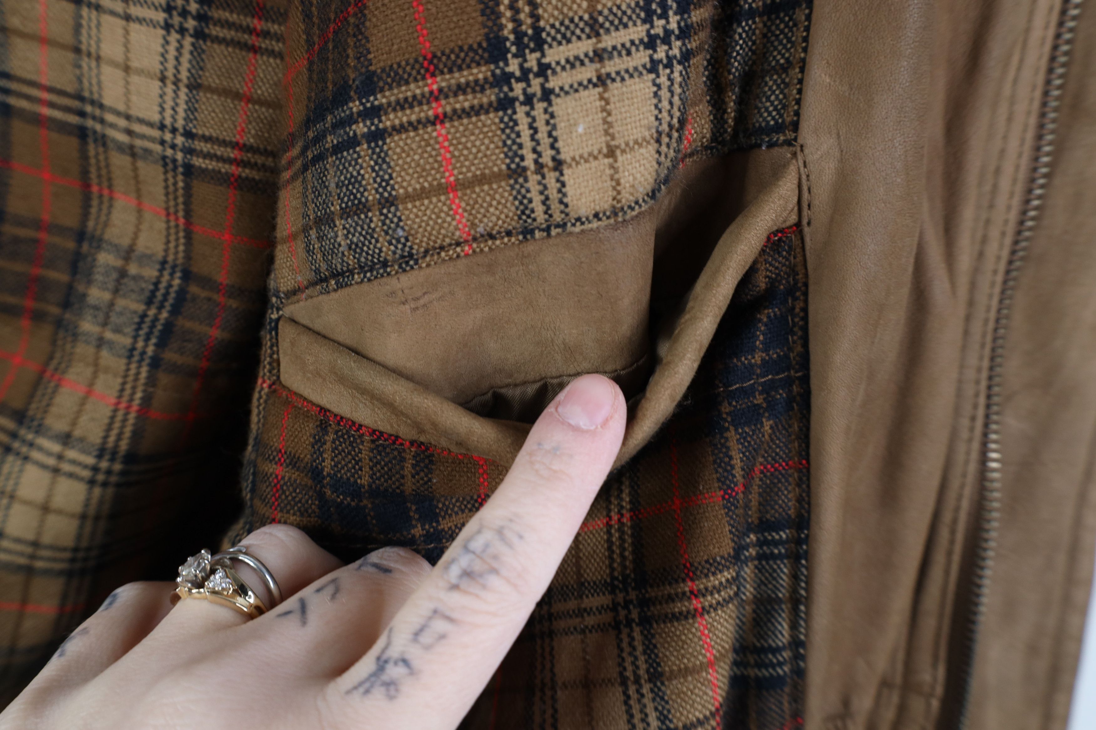 Vintage Vintage 90s Streetwear Lined Suede Leather Chore Barn Jacket Size US L / EU 52-54 / 3 - 13 Thumbnail