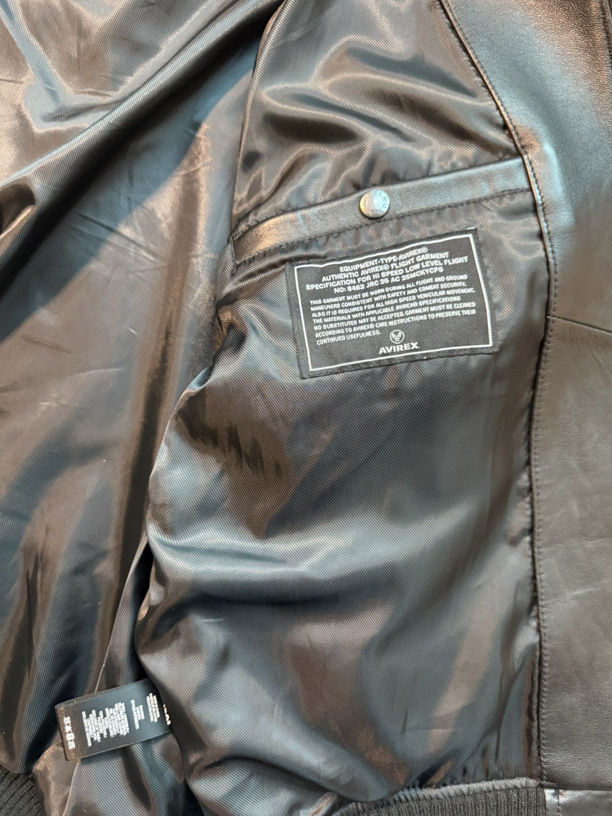 Avirex Avirex Icon Leather Jacket Size US L / EU 52-54 / 3 - 5 Thumbnail