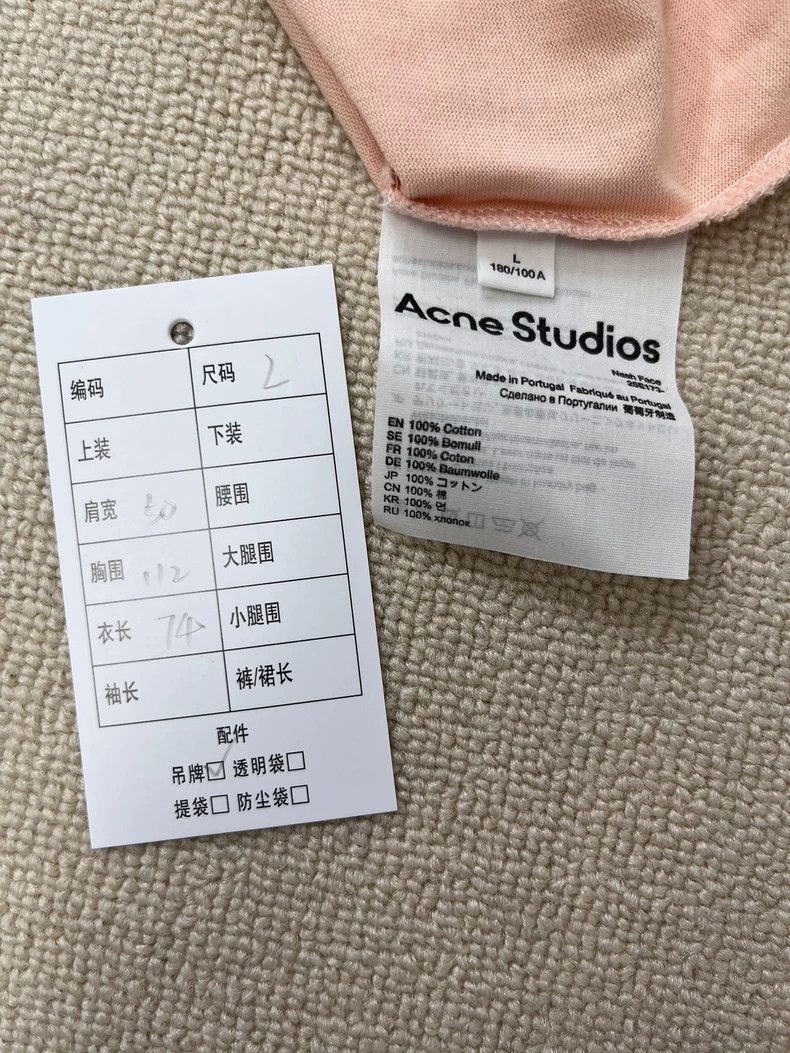 Acne Studios acne Studios Cloth expression short sleeve Size US L / EU 52-54 / 3 - 5 Thumbnail