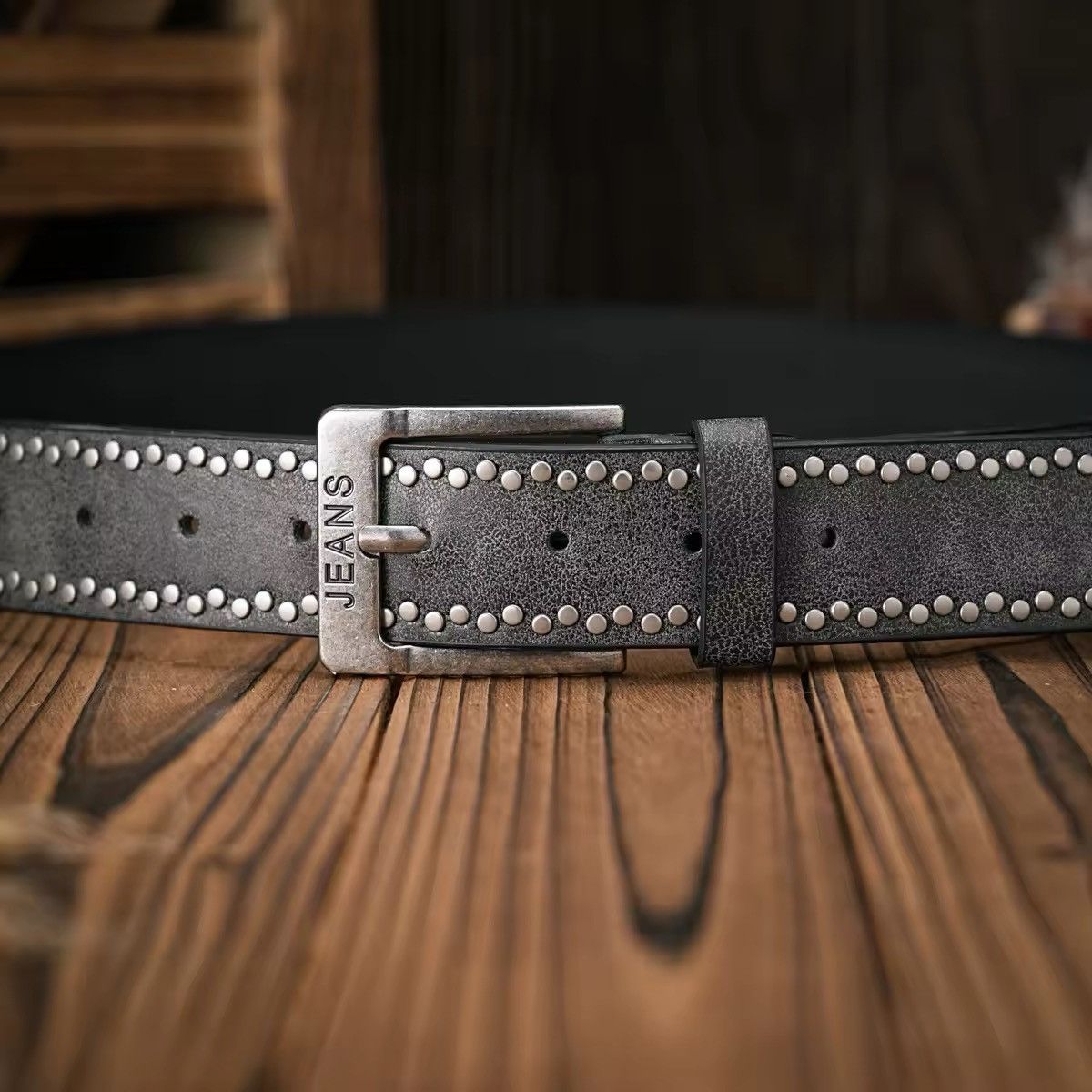 Other Retro Metal Buckle Casual Style Belt Size ONE SIZE - 3 Thumbnail