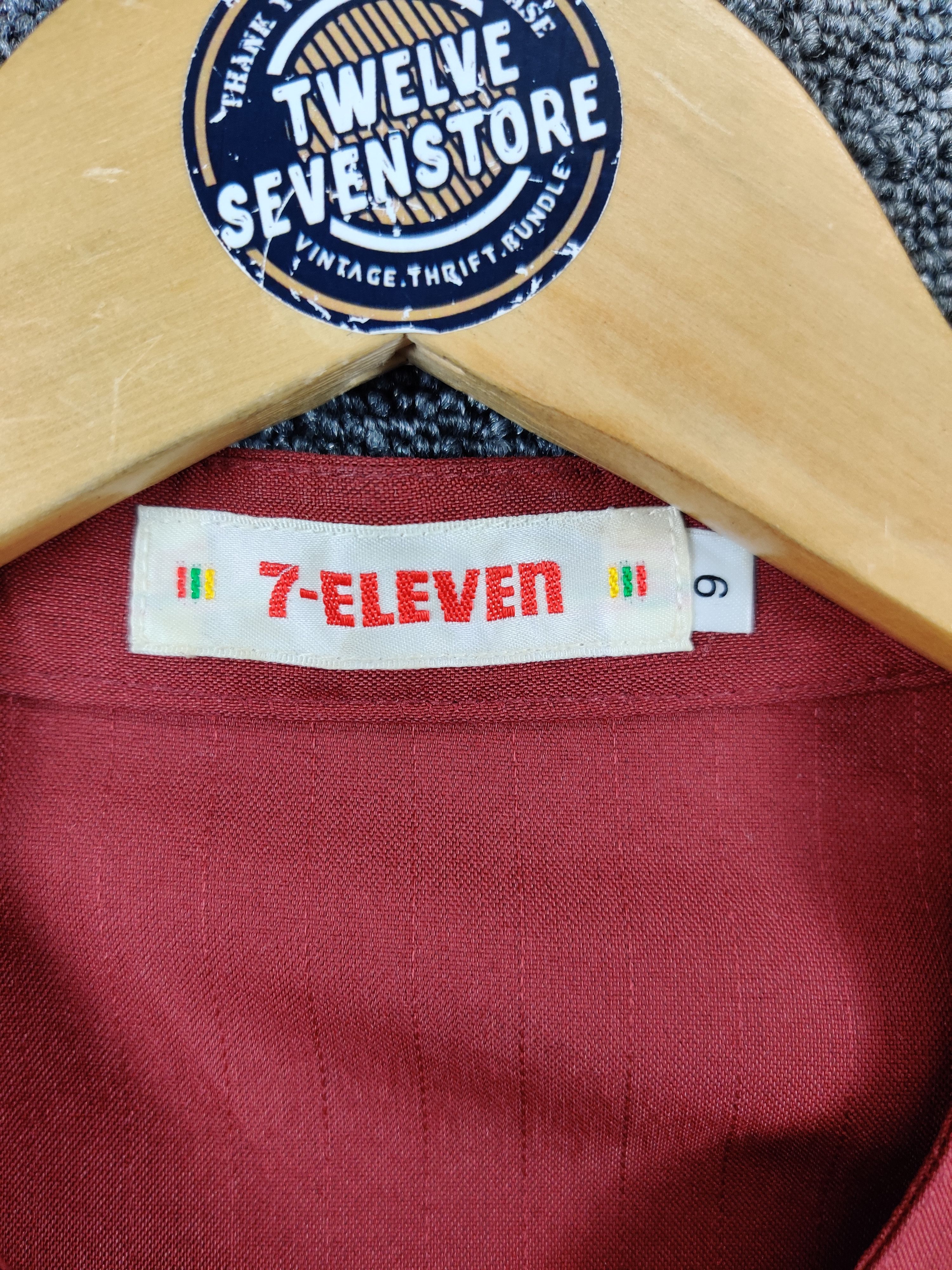 Japanese Brand Vintage 7eleven Uniform Workers Long Sleeve Shirt Size US M / EU 48-50 / 2 - 8 Thumbnail