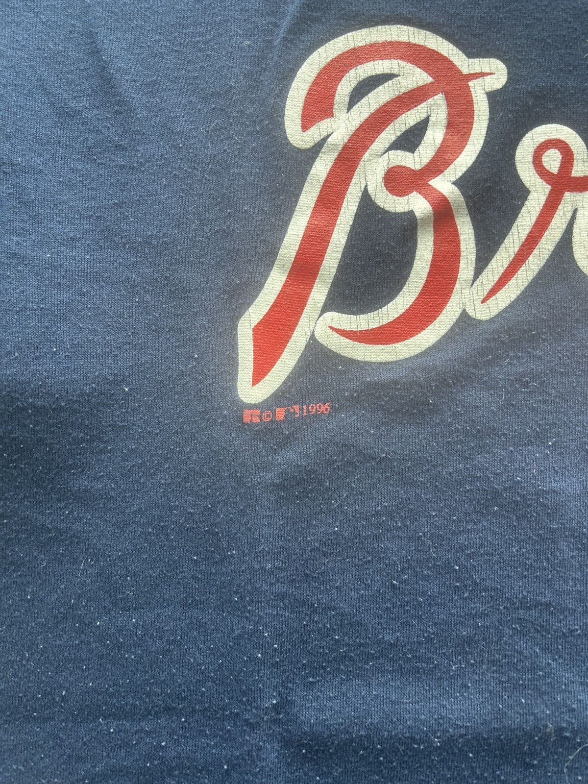 MLB × Russell Athletic × Vintage Vintage 90s Russell Atlanta Braves Graphic Tee Size US L / EU 52-54 / 3 - 3 Thumbnail