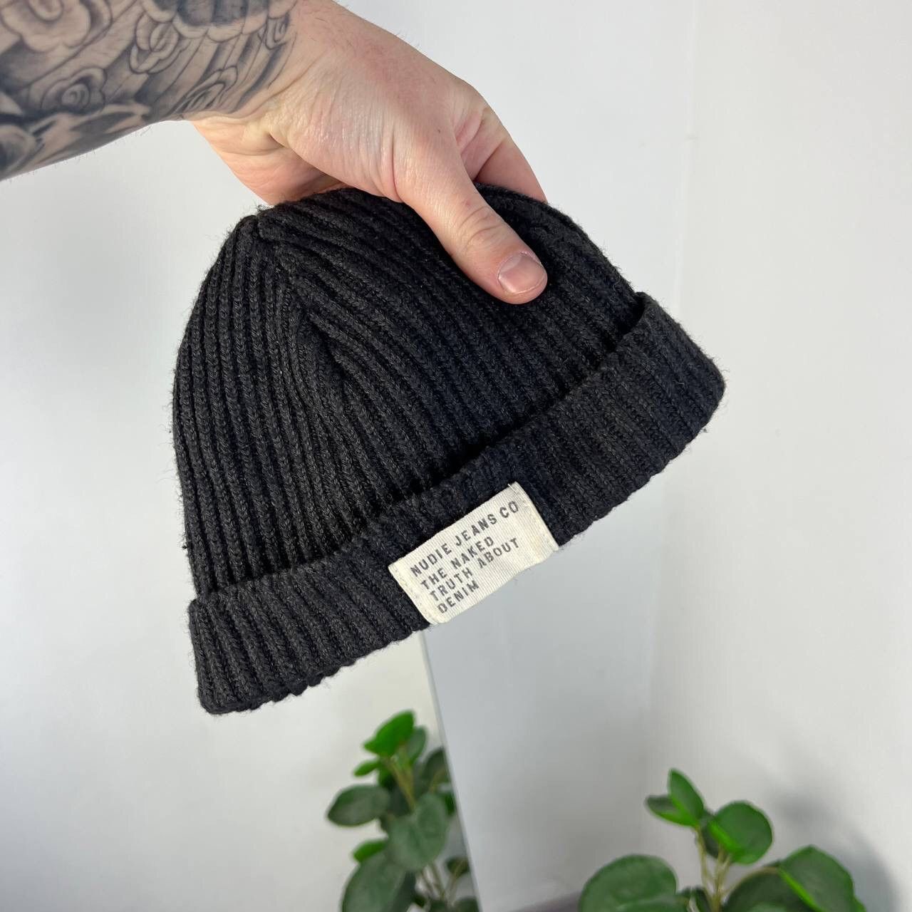 Nudie Jeans Nudie Jeans Co Hat Beanie The Naked Truth About Denim Size ONE SIZE - 2 Thumbnail