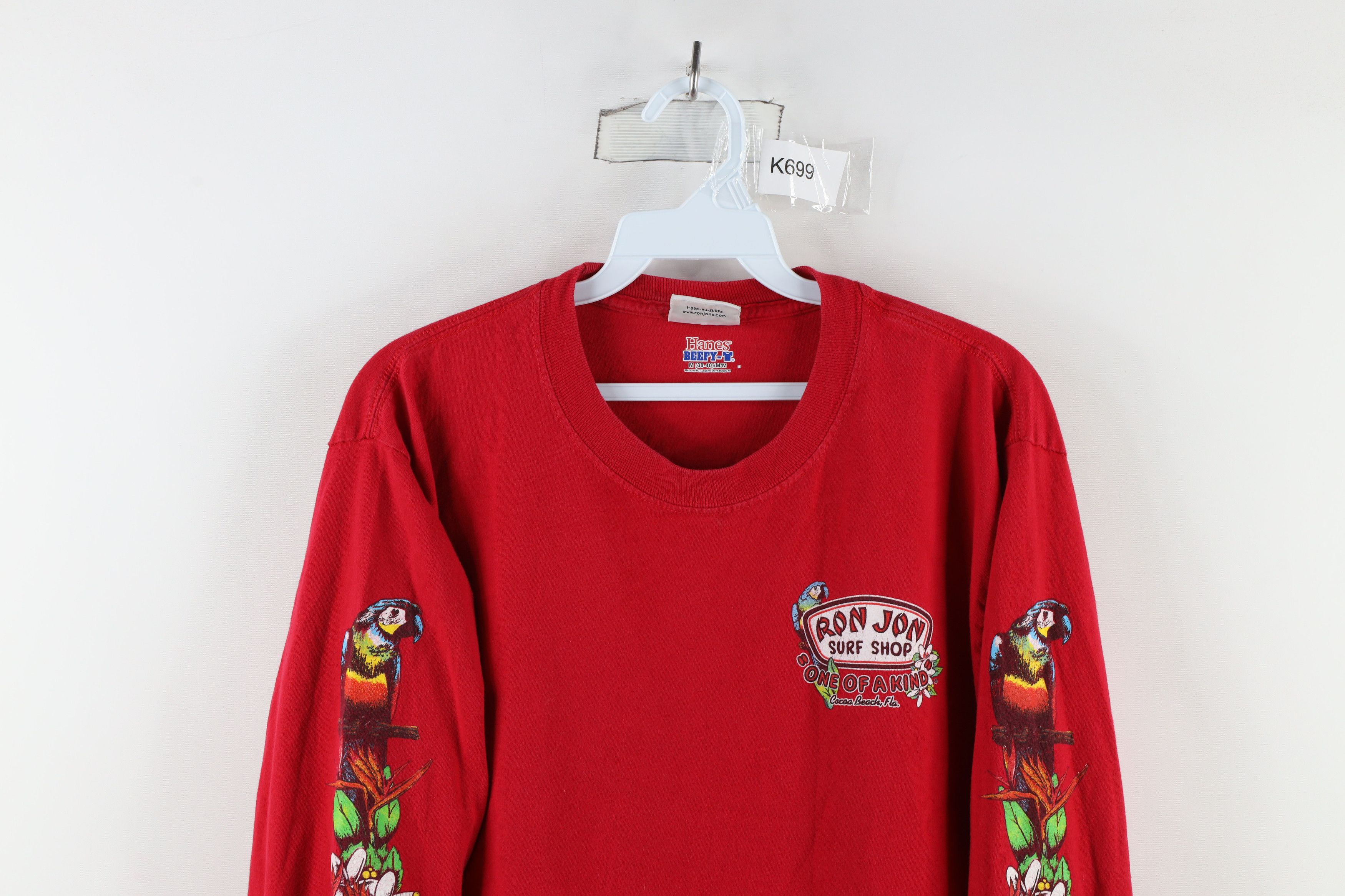 Ron Jon Surf Shop × Vintage Vintage Y2K Ron Jon Surf Shop Spell Out Long Sleeve T-Shirt Size US M / EU 48-50 / 2 - 2 Thumbnail