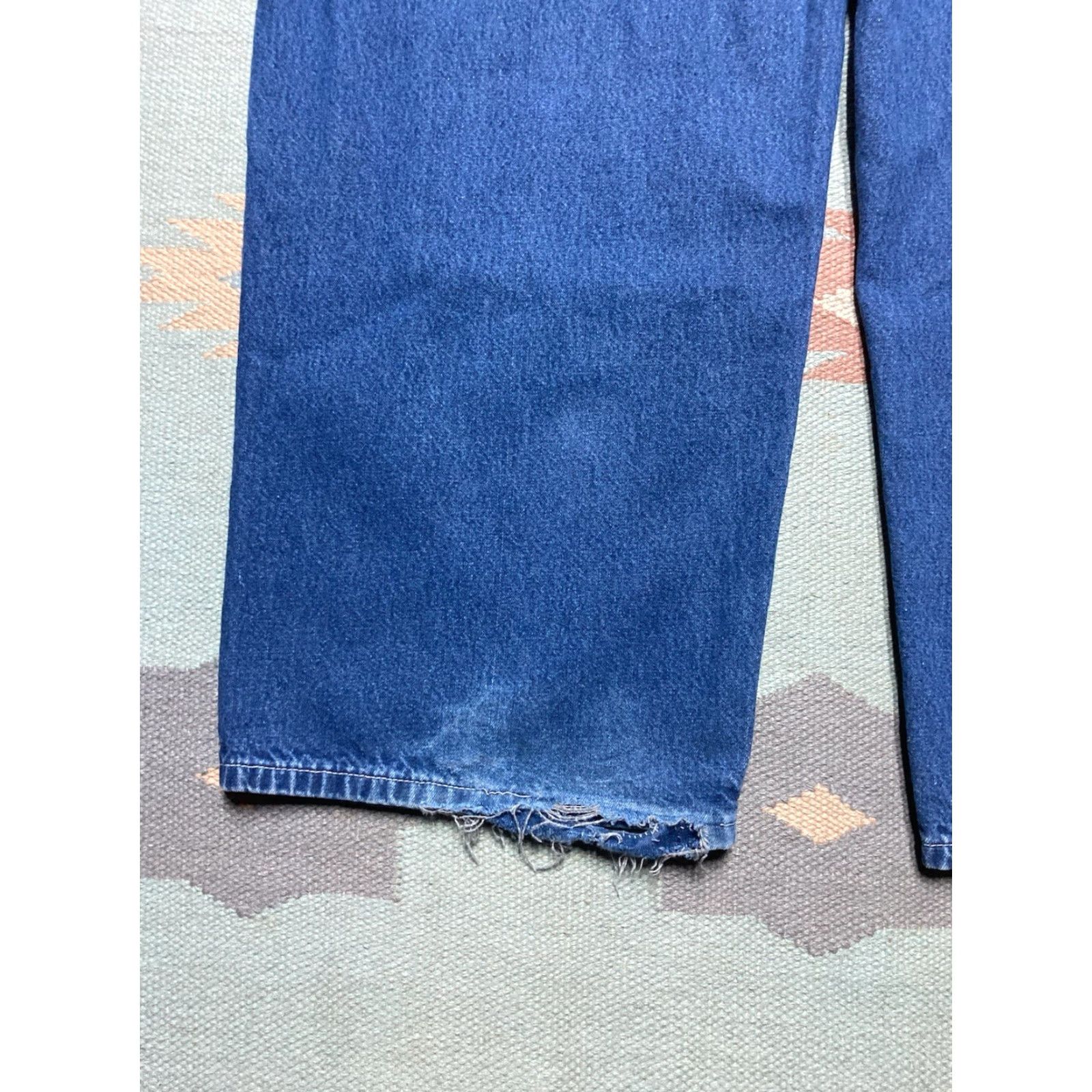 Carhartt VINTAGE Carhartt denim carpenter jeans B13 DST straight dungarees workwear 42x30 Size US 42 / EU 58 - 2 Thumbnail