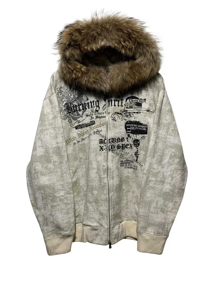 Other Y2K burning spirit peom double zip fur hoodie Size US XL / EU 56 / 4 - 1 Thumbnail