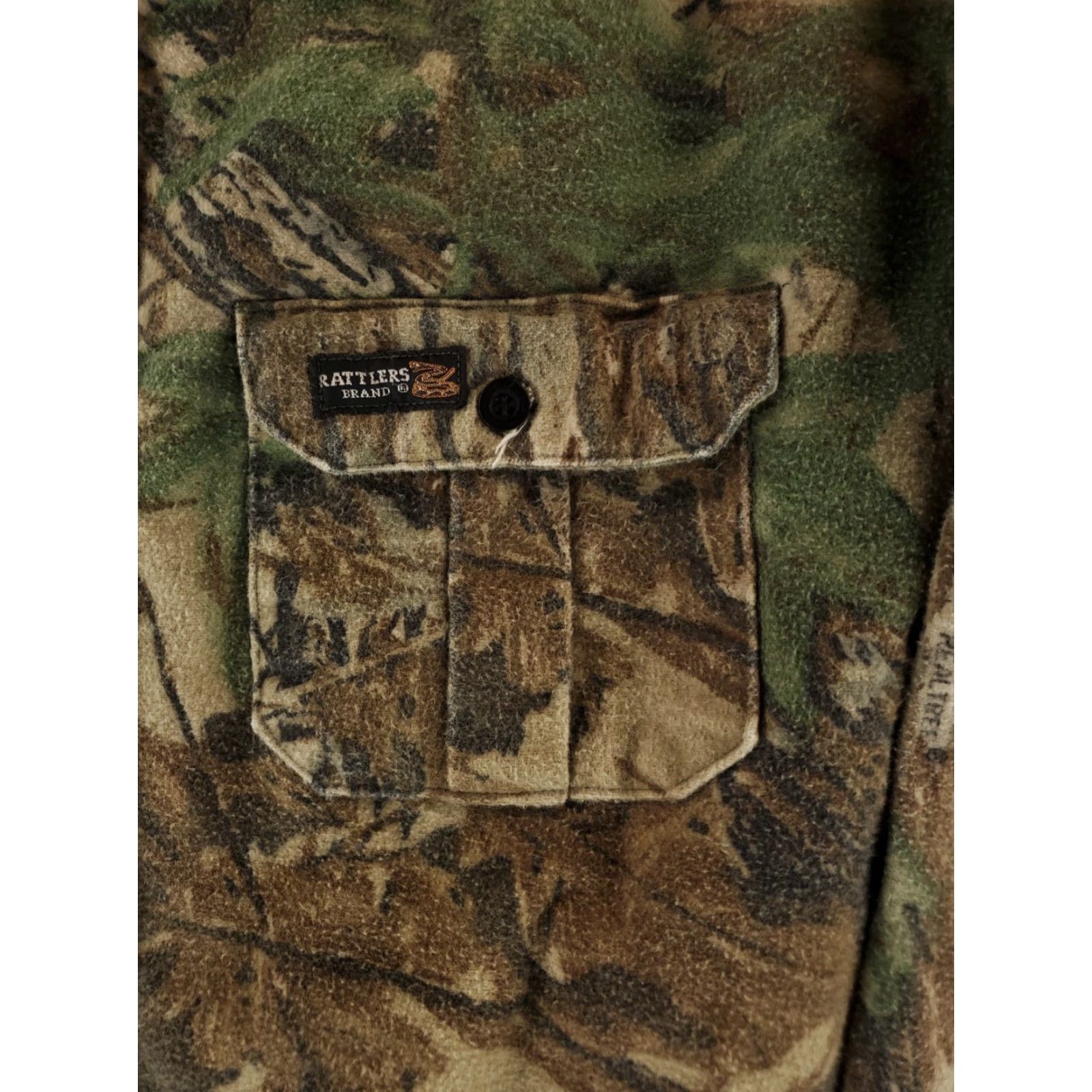 Realtree Rattlers Shirt Button Up VT 90s Realtree Camo 3XL Mens Long Sleeve Multicolor Size US XXL / EU 58 / 5 - 2 Thumbnail