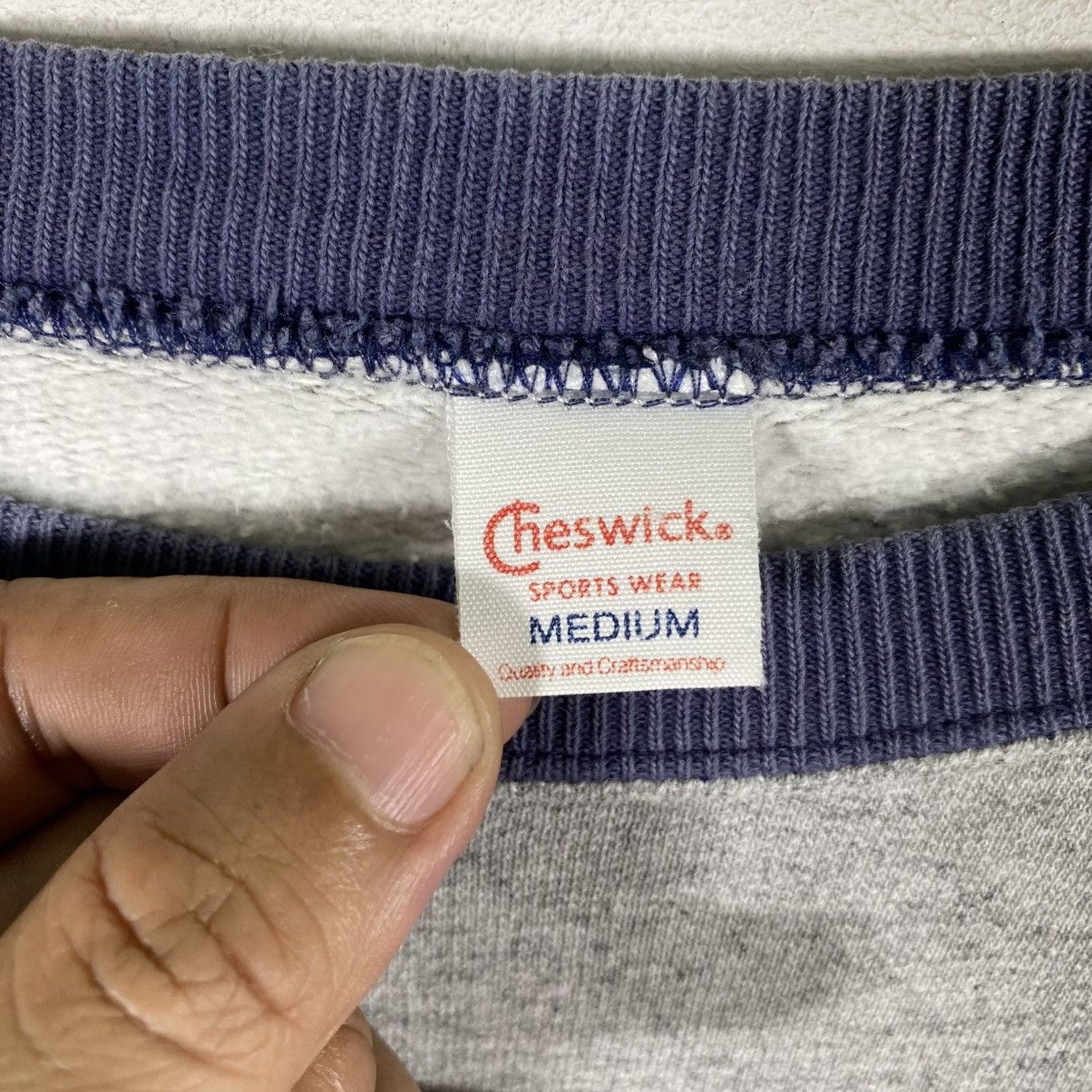 Sugar Cane × Toyo Enterprises Vintage Cheswick By Sugar Cane M Size Grey/Navyblue Colour Size US M / EU 48-50 / 2 - 7 Thumbnail