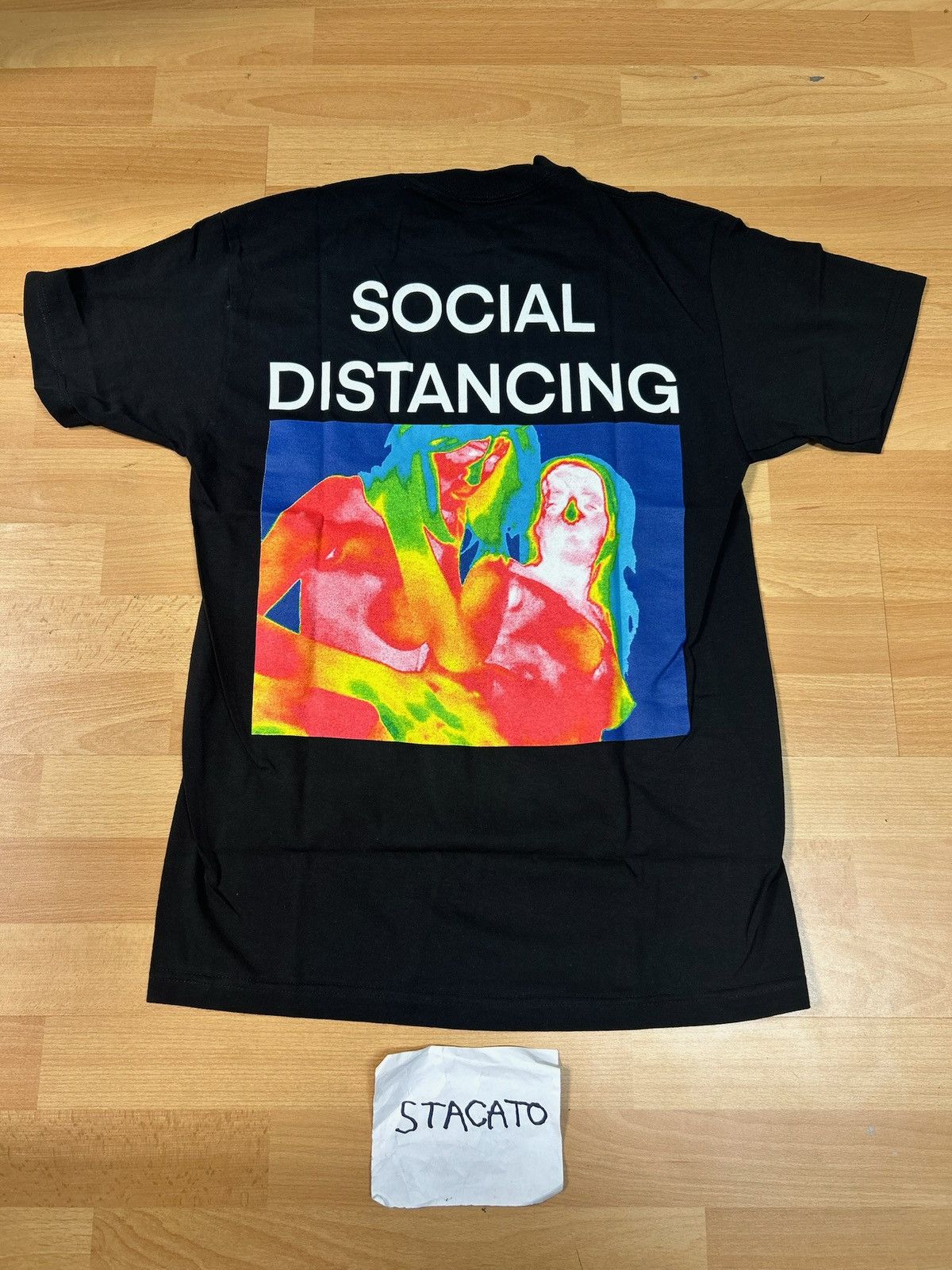 Gnarcotic × Rap Tees Gnarcotic Lil Gnar Fuck COVID-19 Tee Black Size US M / EU 48-50 / 2 - 2 Thumbnail