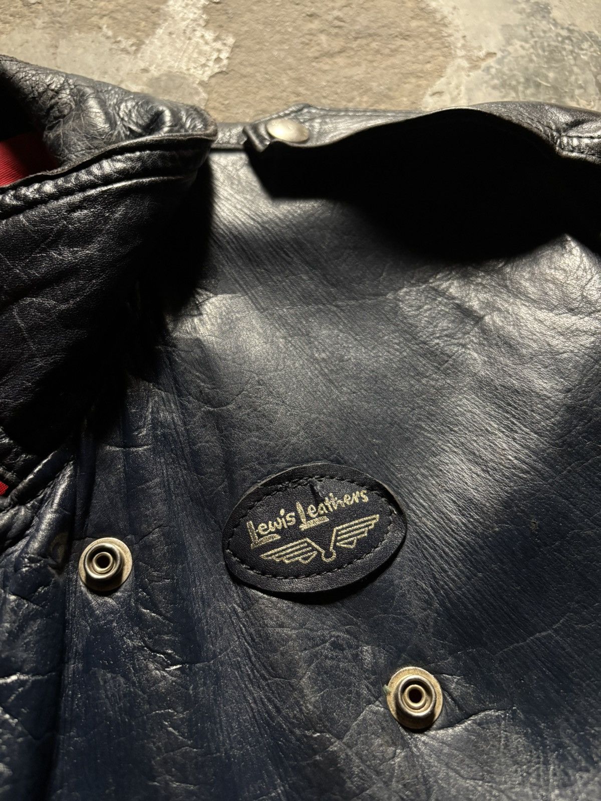 Lewis Leathers 70s Aviakit TwinTrack Bronx Leather Jacket Size US S / EU 44-46 / 1 - 8 Thumbnail