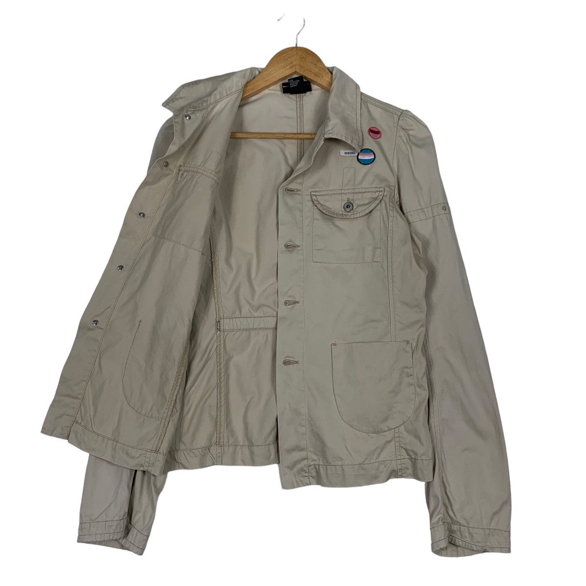 Diesel DIESEL Four Pocket Work Button Shirt Jacket #1146-C52 Size US S / EU 44-46 / 1 - 9 Thumbnail