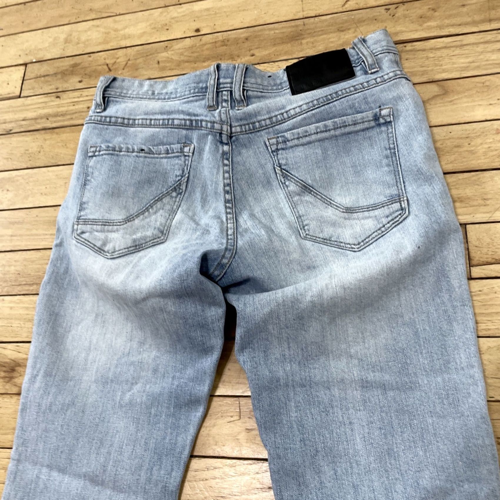 Empyre VINTAGE EMPYRE Jeans Men 30 Light Blue Y2K Streetwear Metal Logo Pocket Denim 30x29 Size US 30 / EU 46 - 4 Thumbnail