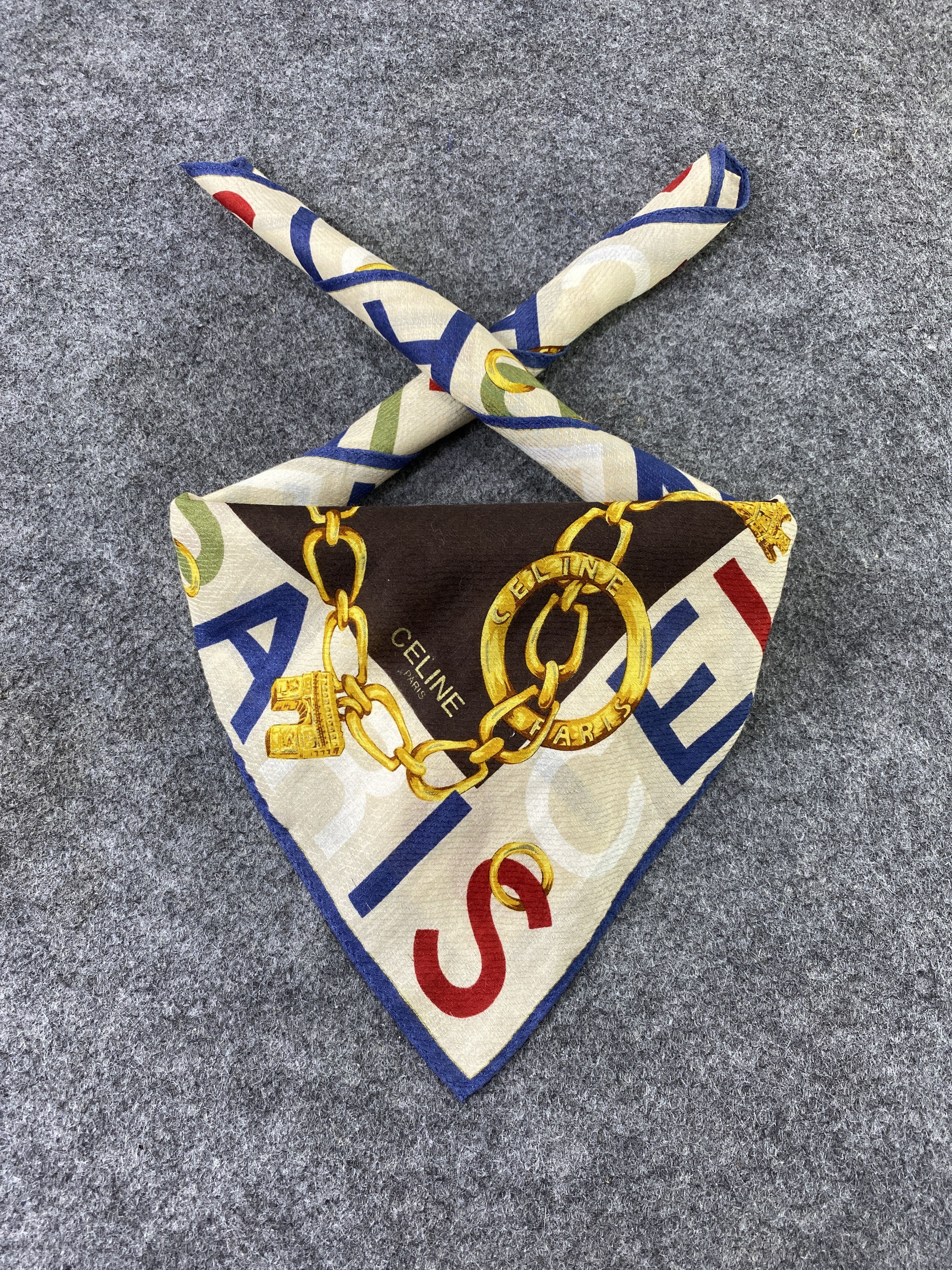 Celine Celine Handkerchief / Bandana / Neckerchief-B390 Size ONE SIZE - 2 Thumbnail