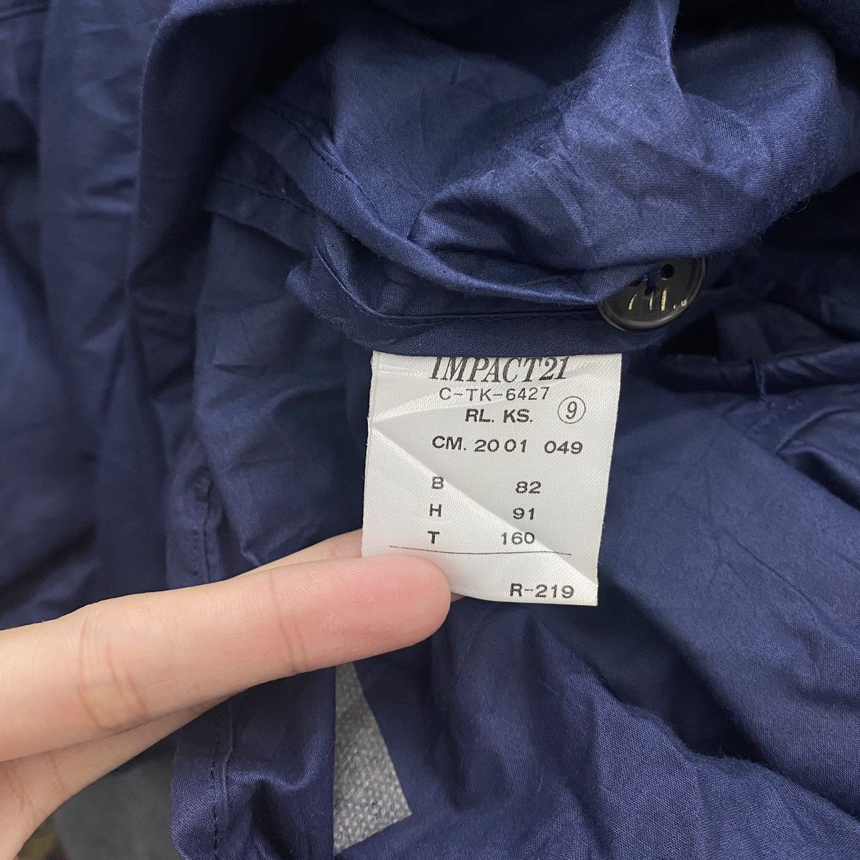 Ralph Lauren × Vintage Vintage RALPH LAUREN Impact21 Navy Trench Coat Parka Size L / US 10 / IT 46 - 7 Thumbnail