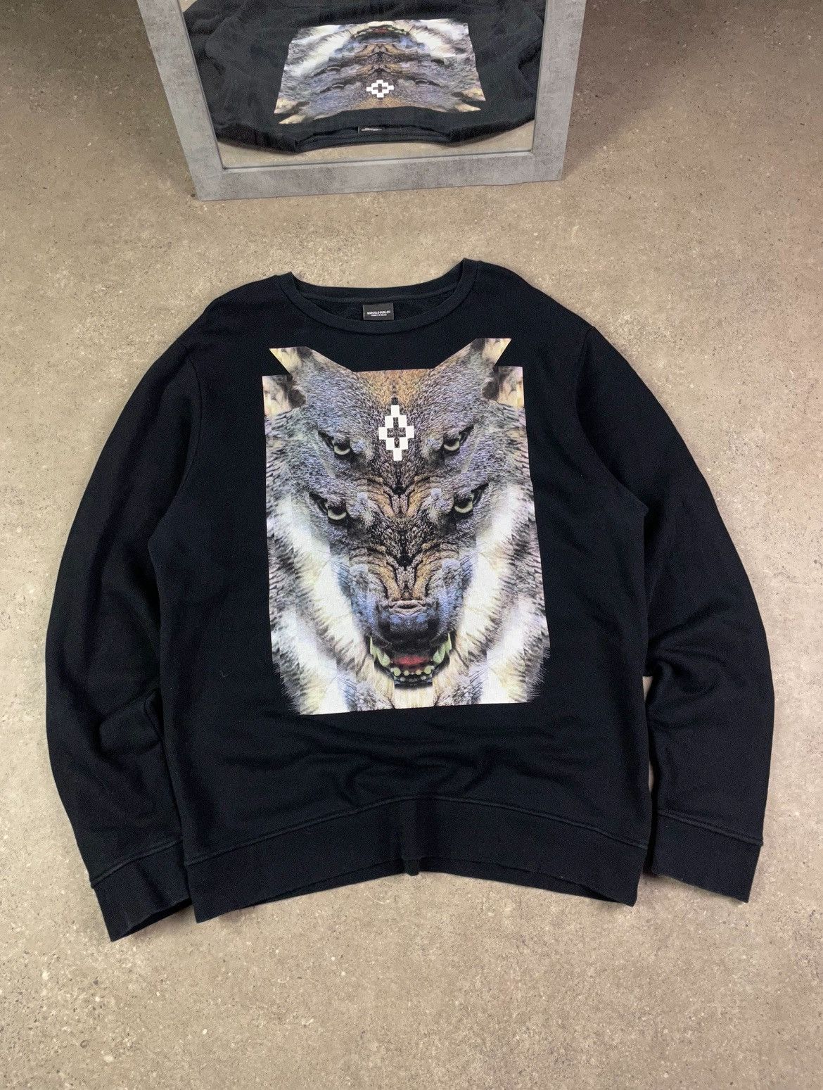 Marcelo Burlon Wolf Sweatshirt Crewneck