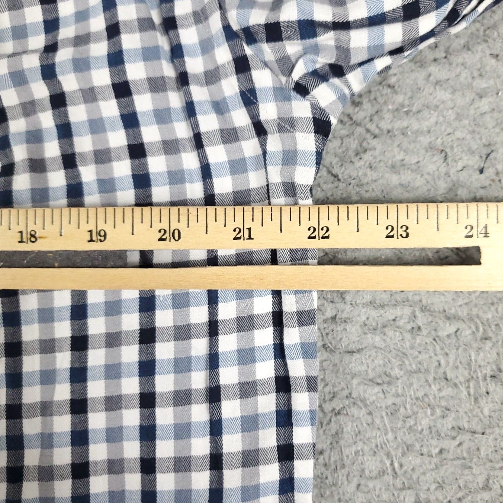 Ben Sherman VINTAGE? No — Ben Sherman Shirt Men M Blue Check Button-Up Long Sleeve Casual Shirt Size US M / EU 48-50 / 2 - 5 Thumbnail