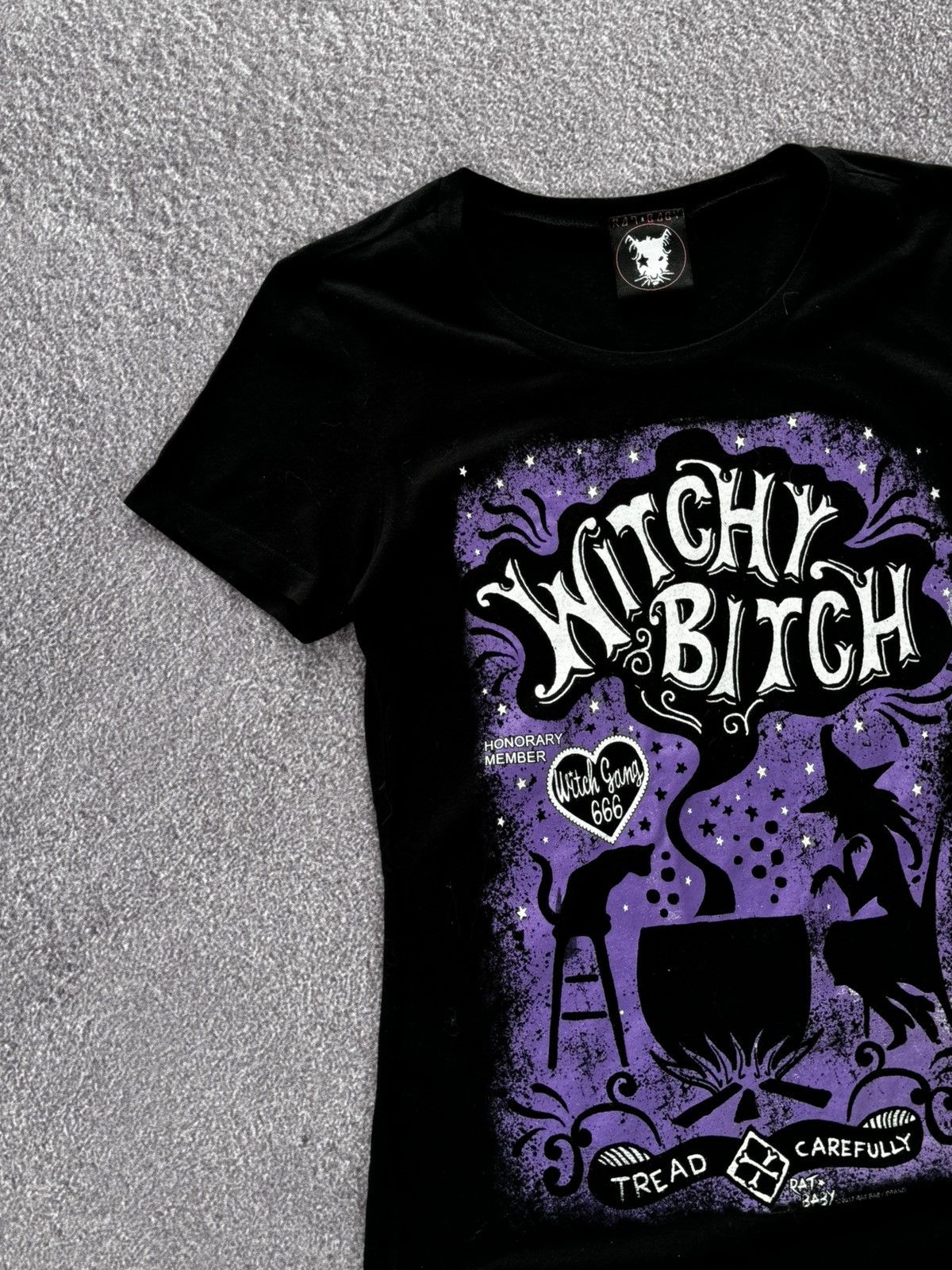 Hysteric Glamour Vintage Y2K Goth Vibe 00s Grunge Top T-Shirt Size M / US 6-8 / IT 42-44 - 4 Thumbnail
