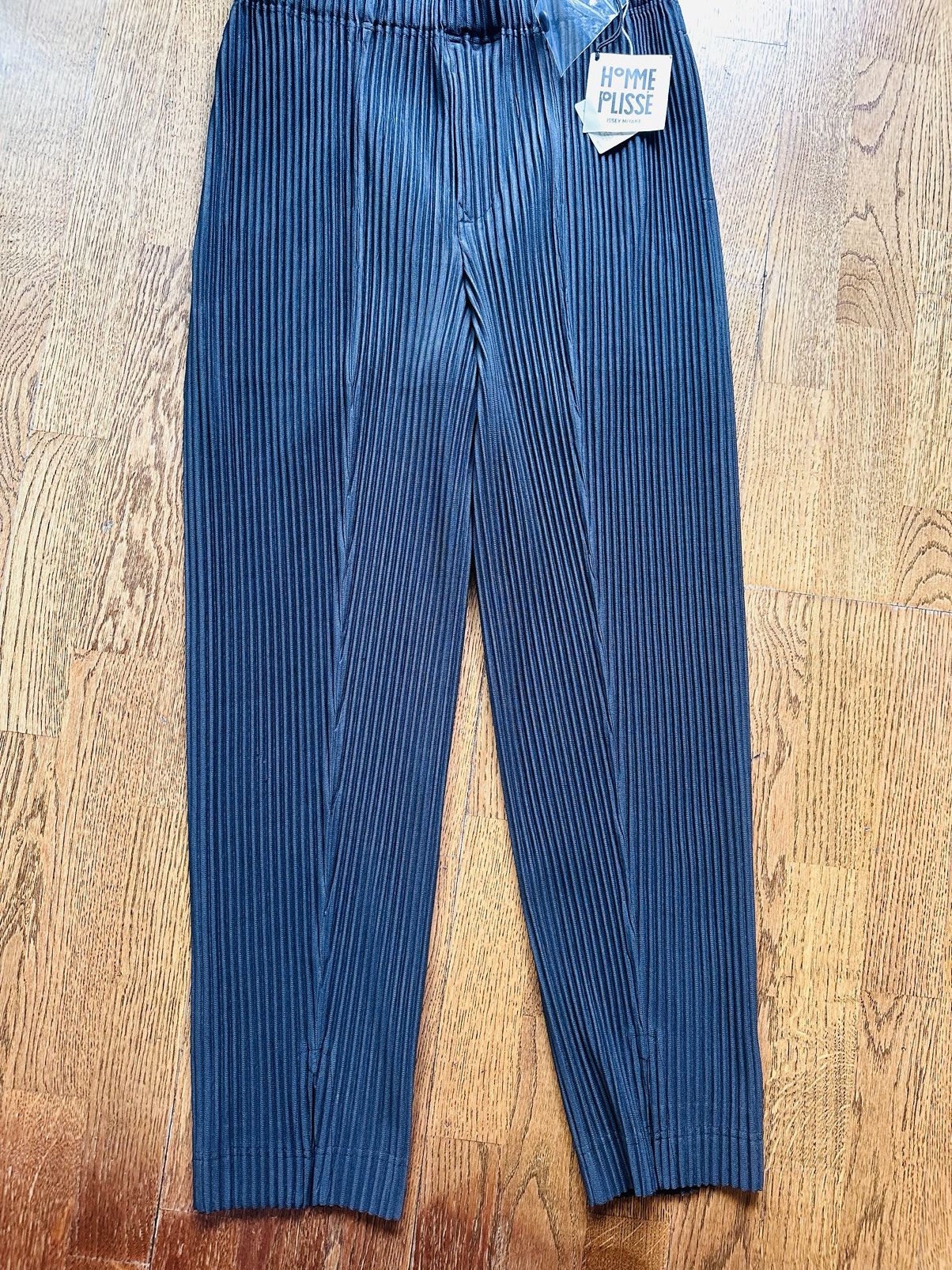 Homme Plisse Issey Miyake HOMME PLISSE ISSEY MIYAKE Pleated straight-leg regular-fit Size US 33 - 11 Thumbnail