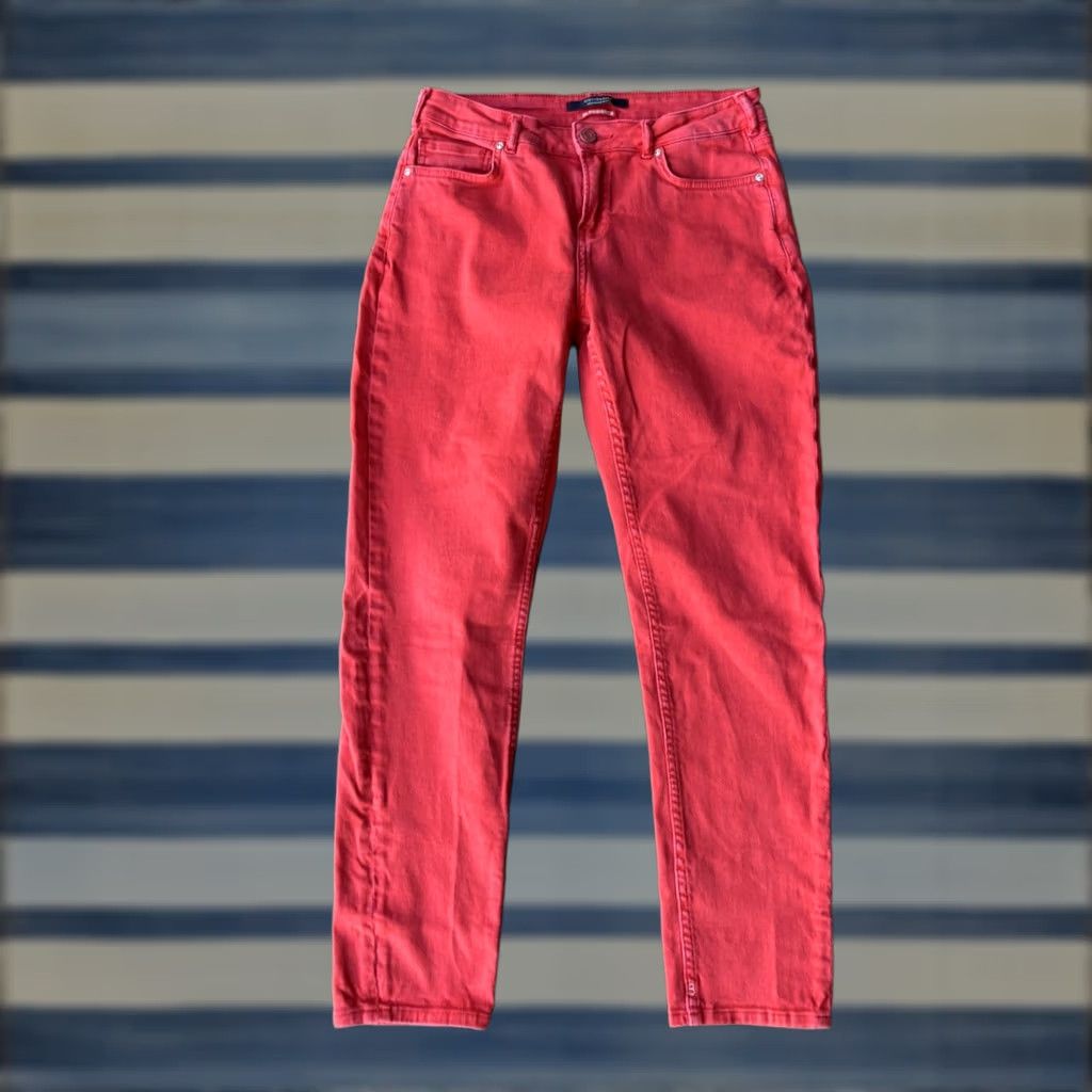 Scotch & Soda Scotch & Soda The Keeper Slim Jeans Women’s 28x32 Red Straight Leg Jeans Size 28" / US 6 / IT 42 - 1 Thumbnail