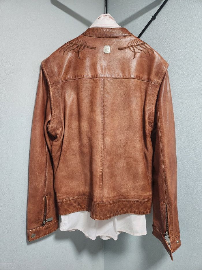 Frankie Morello FRANKIE MORELLO by damir doma brown leather jacket Size US S / EU 44-46 / 1 - 8 Thumbnail