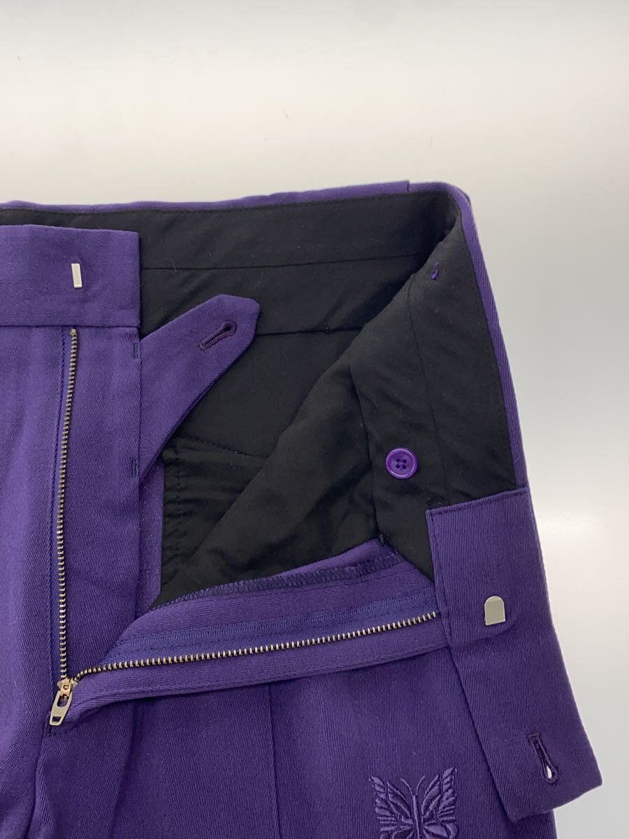 Needles Needles Polyester 2-pleat Slacks Purple Size US 30 / EU 46 - 3 Thumbnail