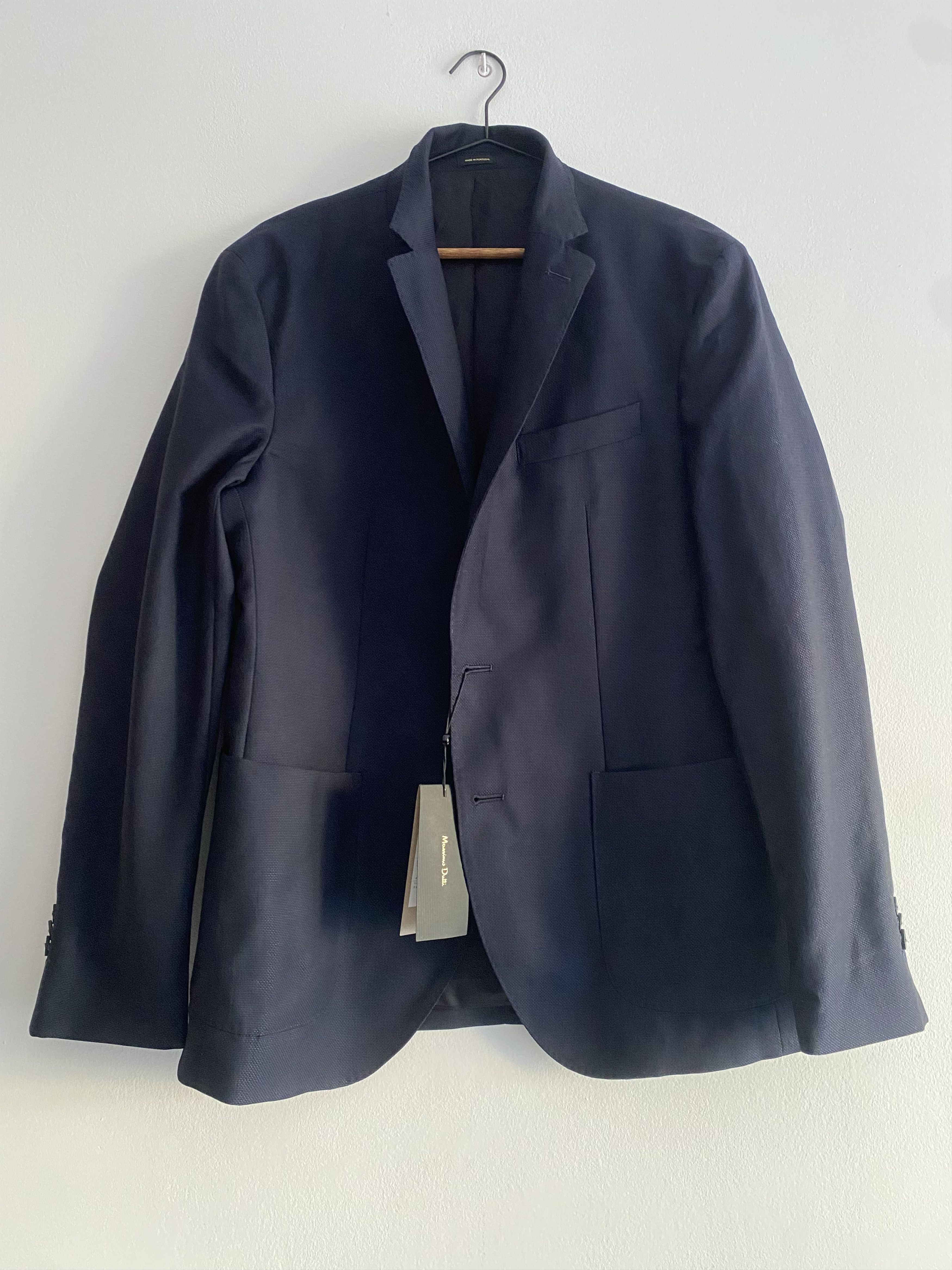 Massimo Dutti Massimo Dutti Navy Blue Slim Fit Blazer - NWT Size 40R - 1 Thumbnail