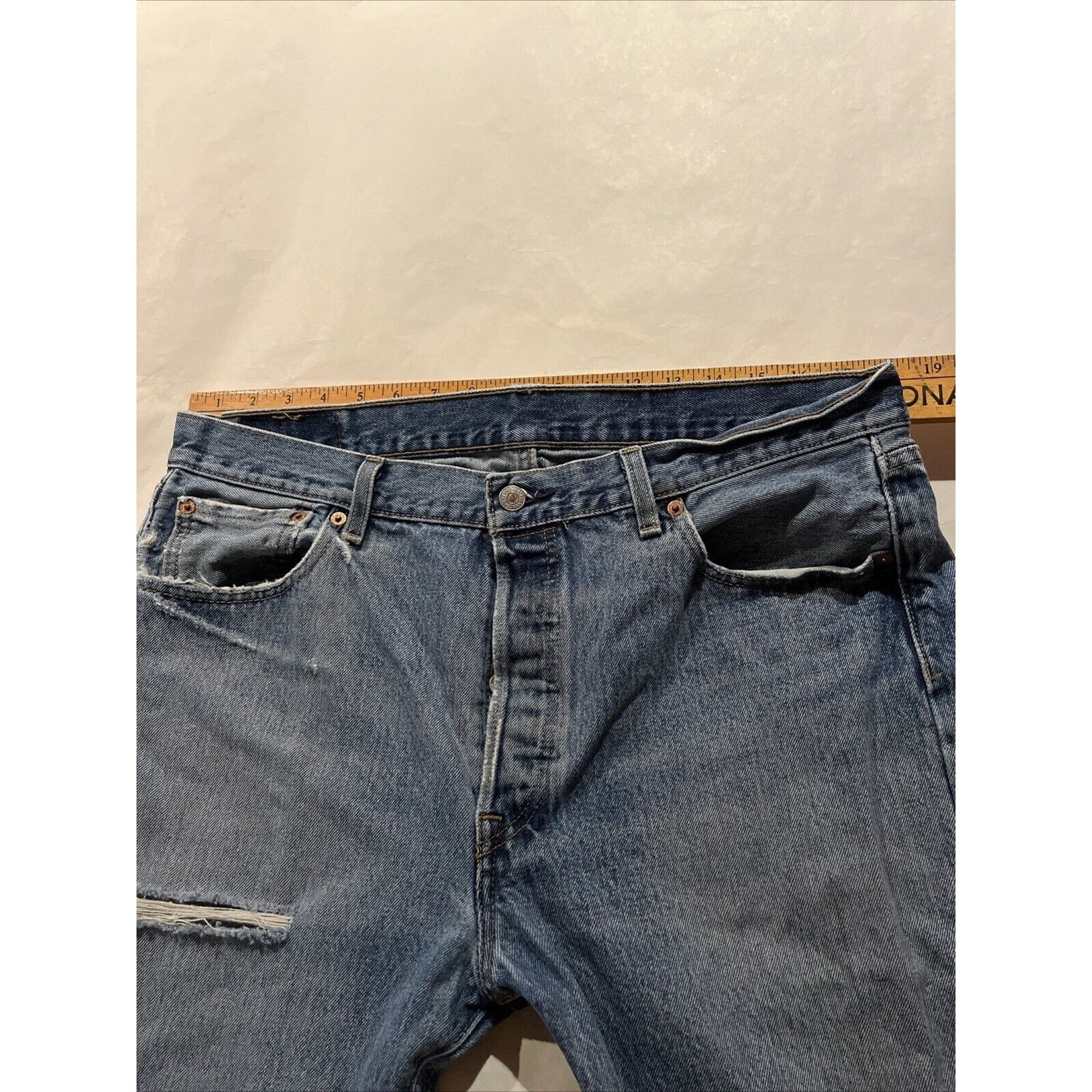 Levi's Levi’s VTG 501 XX Jeans 36x30 Fit Blue Y2K Denim Button Fly Size US 36 / EU 52 - 3 Thumbnail