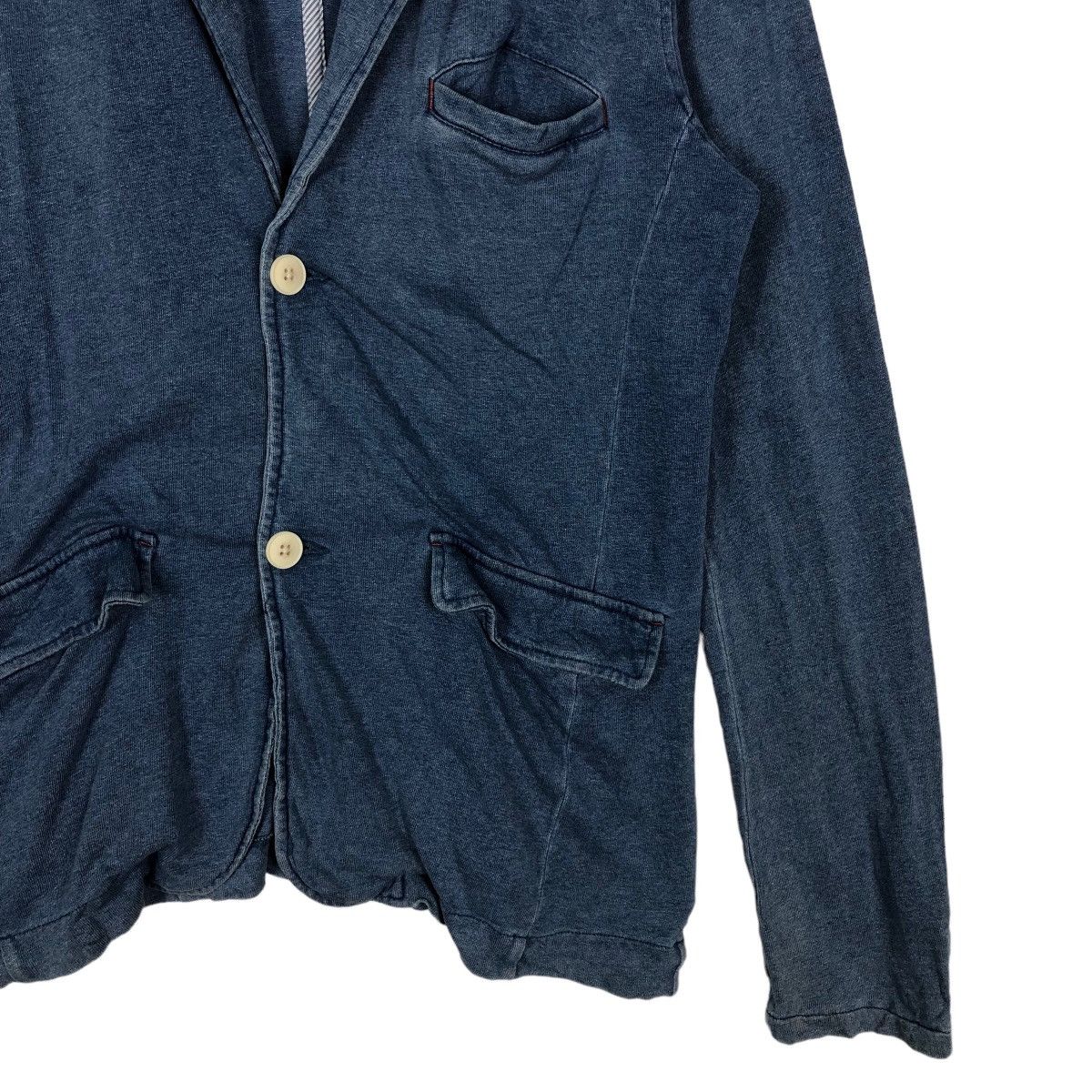 Japanese Brand 🔥Denim Light Cardigan Jacket M2Squared Ready Made Size US M / EU 48-50 / 2 - 4 Thumbnail